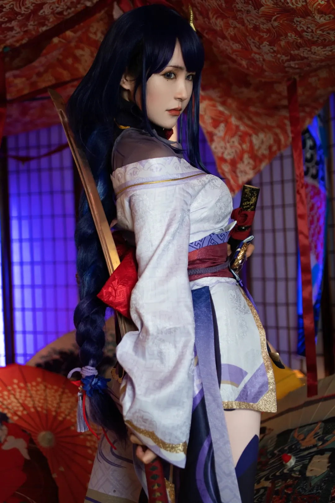 原神cos, 和风幻想, 漫展正片, 武士少女, 广州棚拍 - 第1张