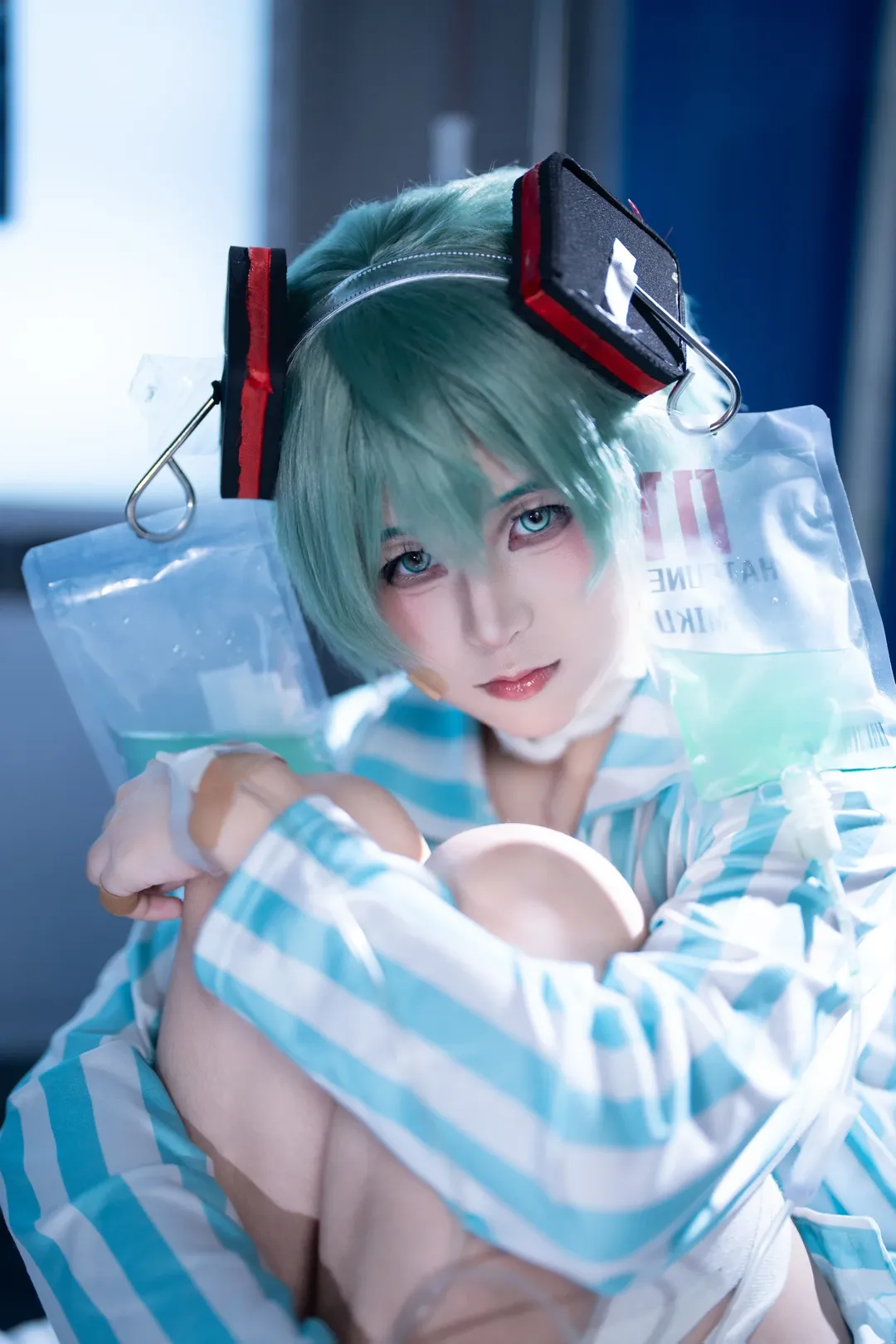 初音未來cos, VOCALOID, 病音未來, 醫療風cos, 病房攝影 - 第2張