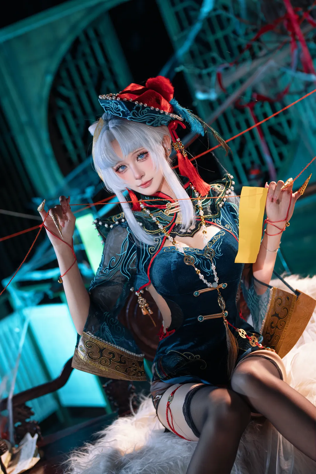 玉玲珑cos, 永劫无间, cosplay摄影, 墨行衣, 中式志怪 - 第1张