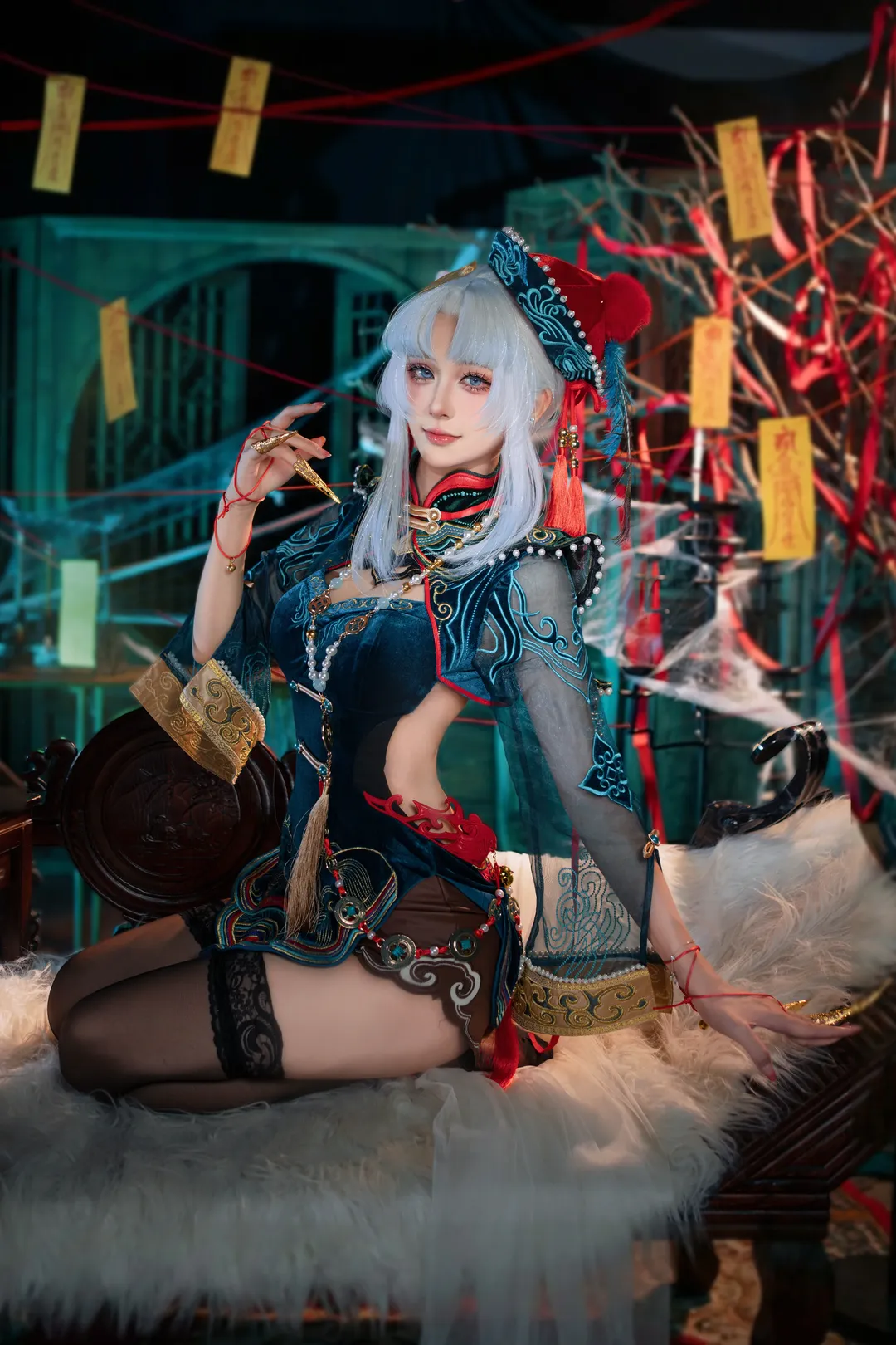 玉玲珑cos, 永劫无间, cosplay摄影, 墨行衣, 中式志怪 - 第2张