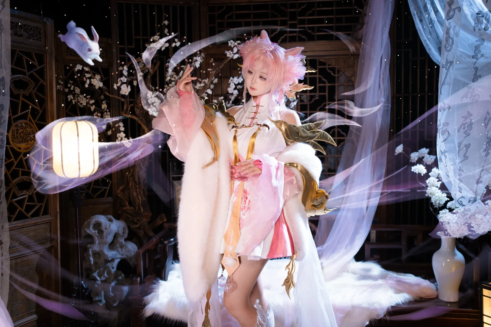 王者荣耀, 古风cosplay, 嫦娥cos, 国风cos, 拒霜思cos - 第2张