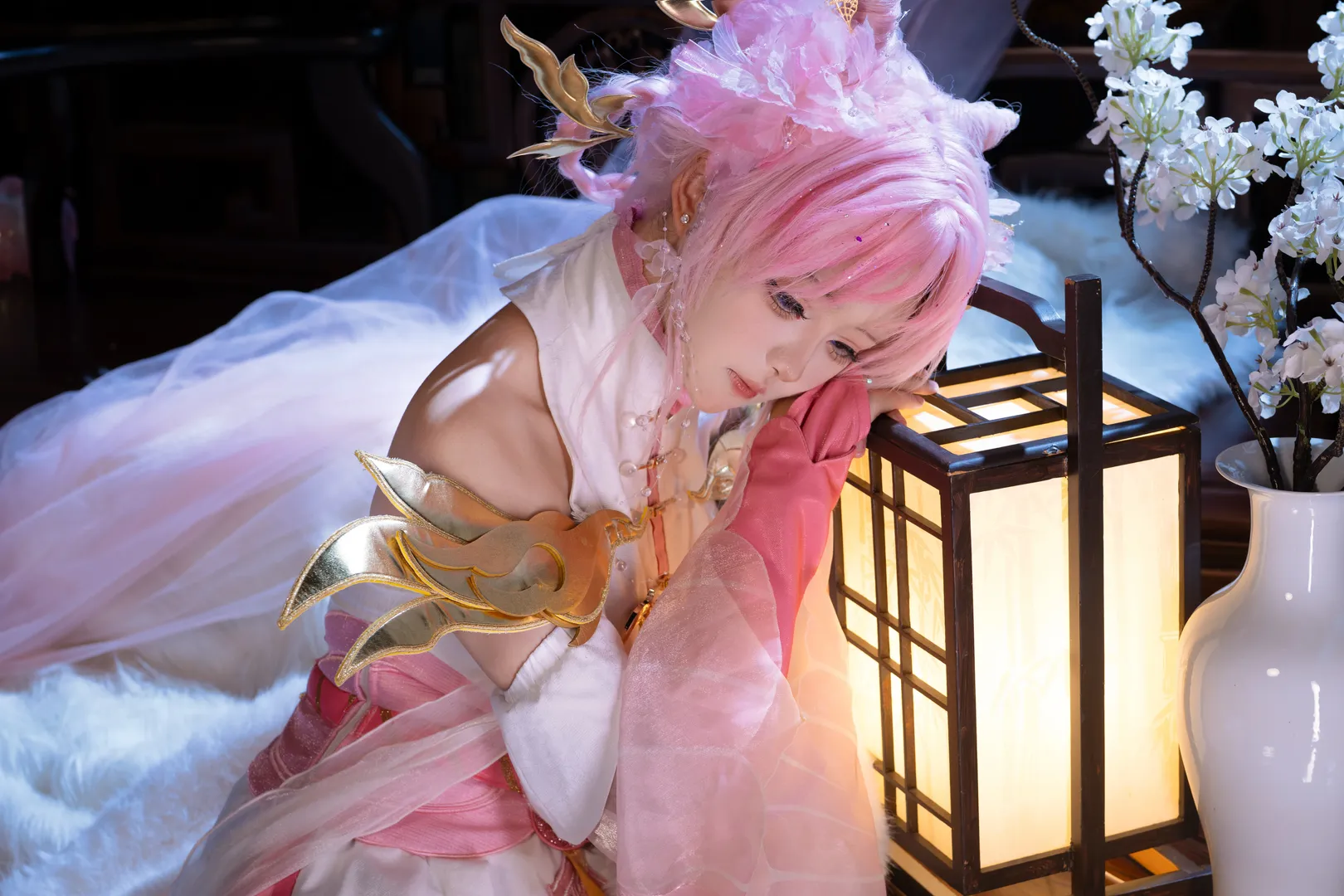 王者荣耀, 古风cosplay, 嫦娥cos, 国风cos, 拒霜思cos - 第3张
