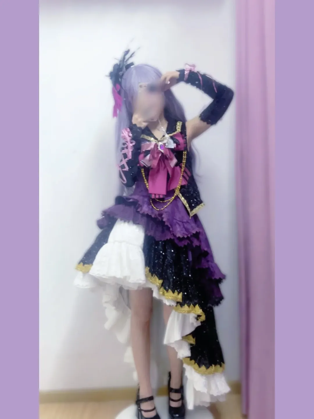 二次元cosplay, BanG Dream!, 凑友希那cos, Roselia, 沪萝场照