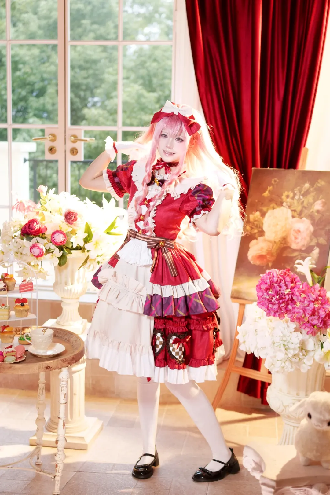 桃井爱莉cos, 世界计划, cosplay摄影, 洛丽塔穿搭, 情人节特辑