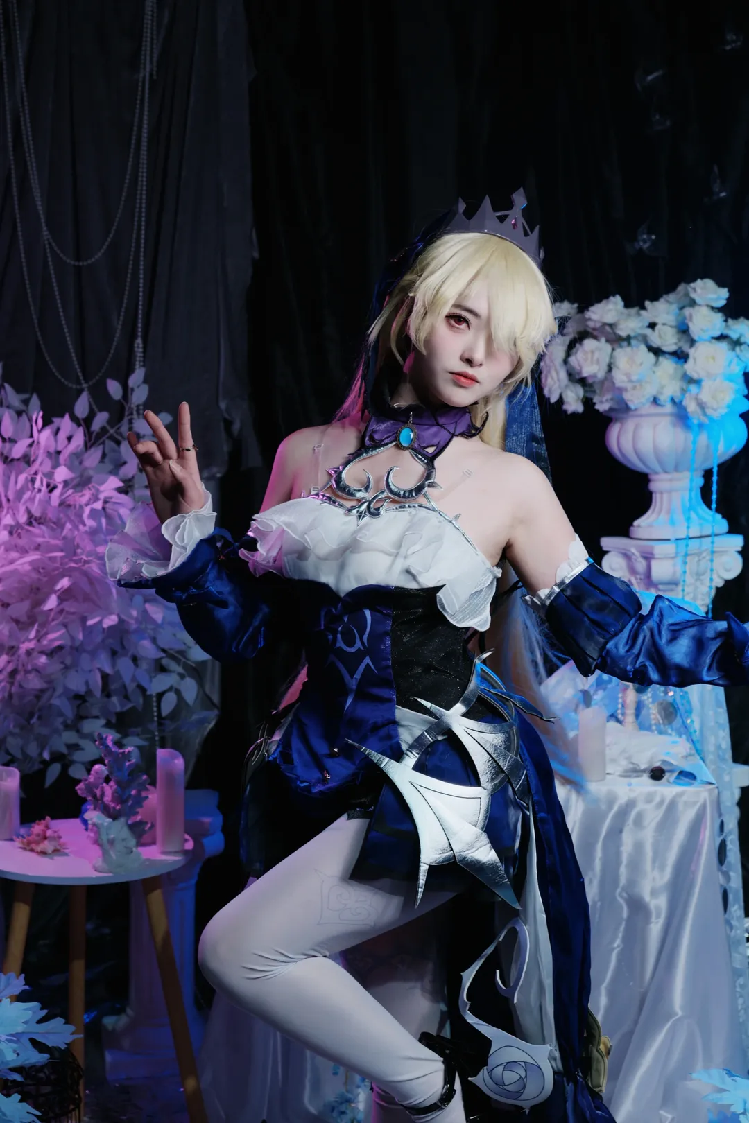 原神, 二次元cosplay, 摄影棚拍, Coser日常, 菲谢尔cos
