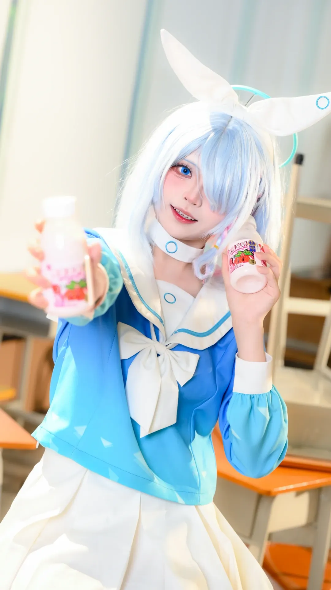ブルーアーカイブ, コスプレシェア, アロナ コスプレ, いちごミルク, アロナ プラナ