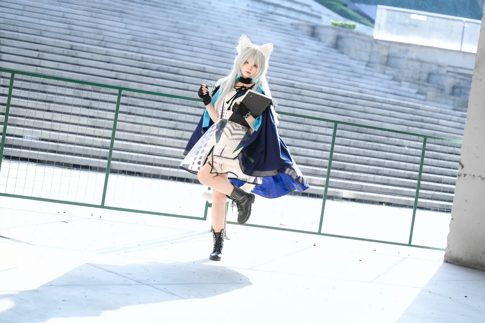 2次元少女, アウトドア撮影, アークナイツ, コスプレ撮影, ロスモンティスコスプレ