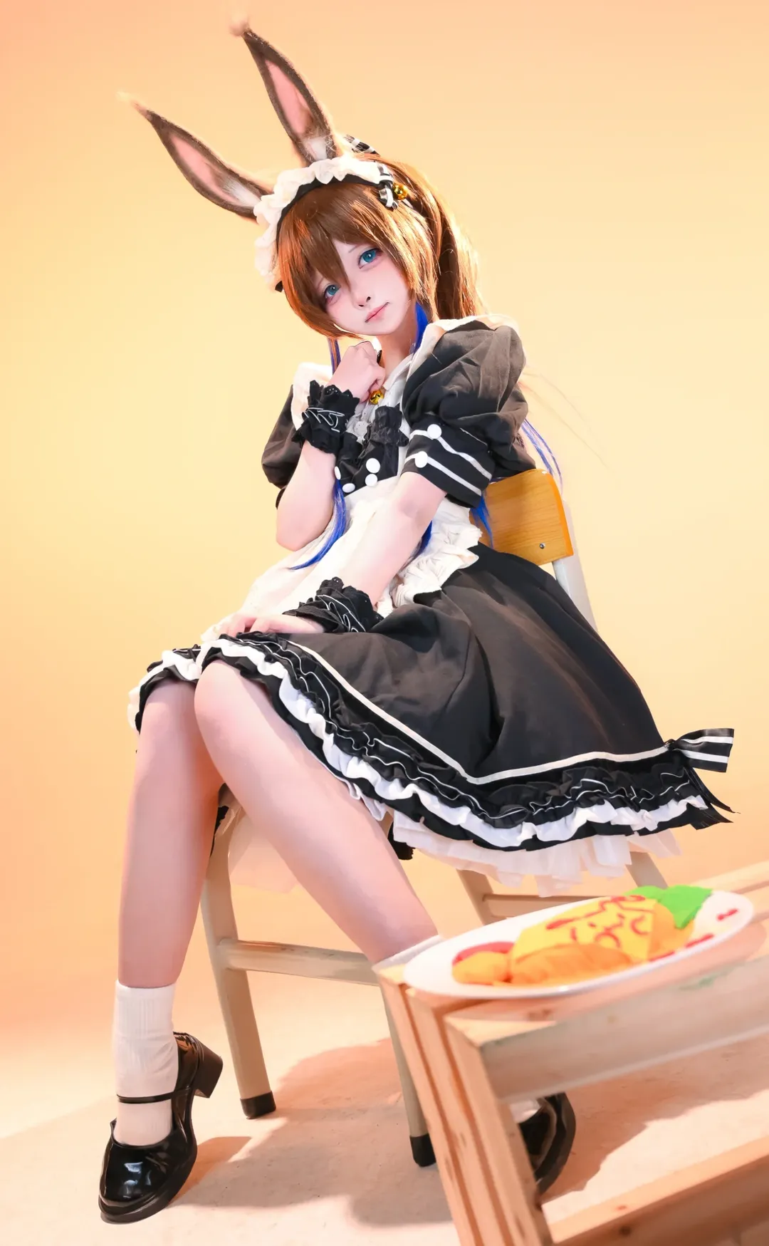 二次元, cosplay, 女仆装, 明日方舟, 阿米娅cos - 第1张
