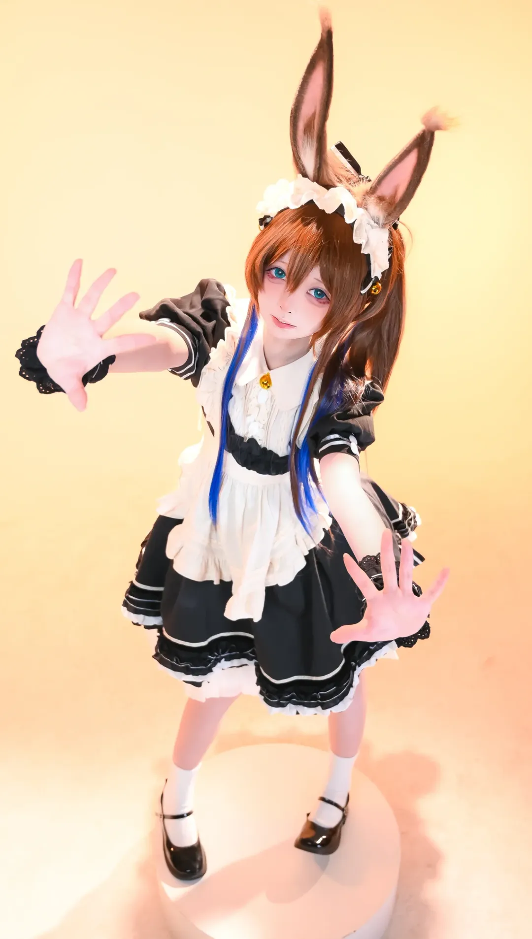 2D, cosplay, Maid outfit, Arknights, Amiya cosplay