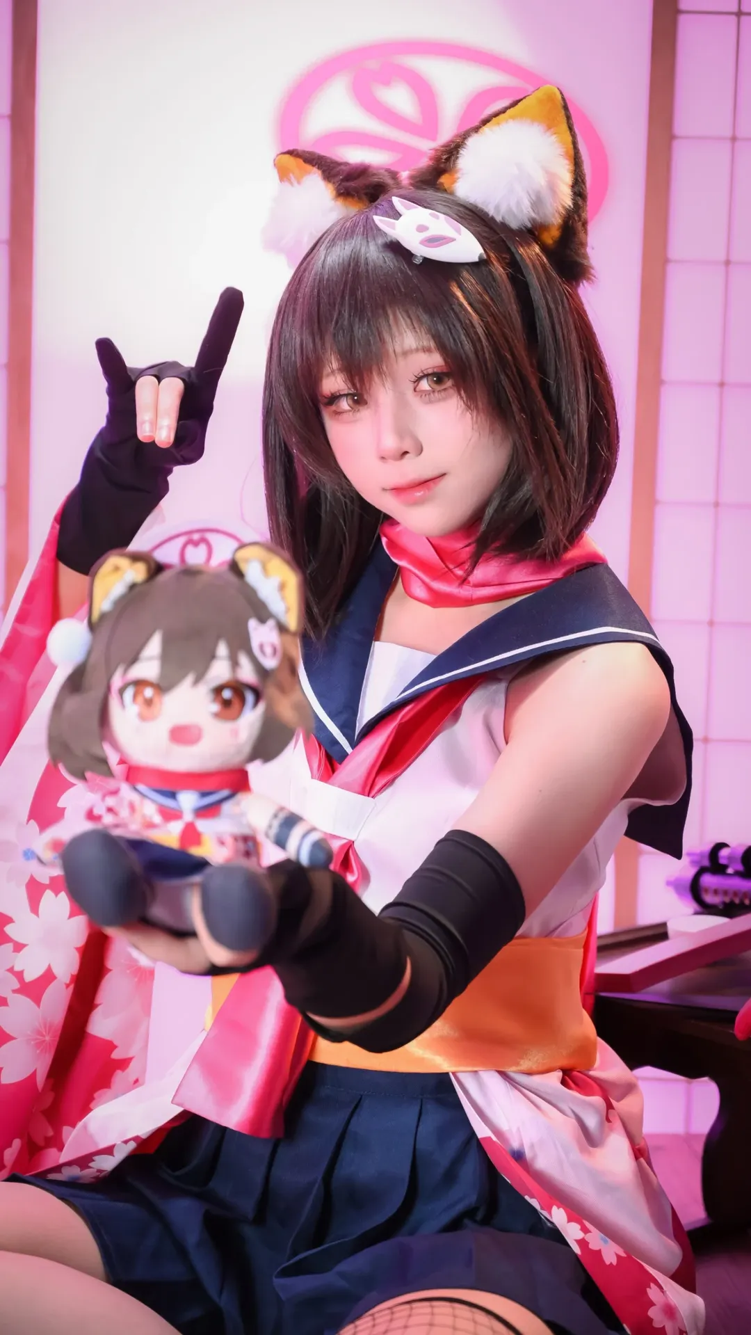 蔚蓝档案, 二次元cosplay, 和风cos, 角色扮演摄影, 久田泉奈cos