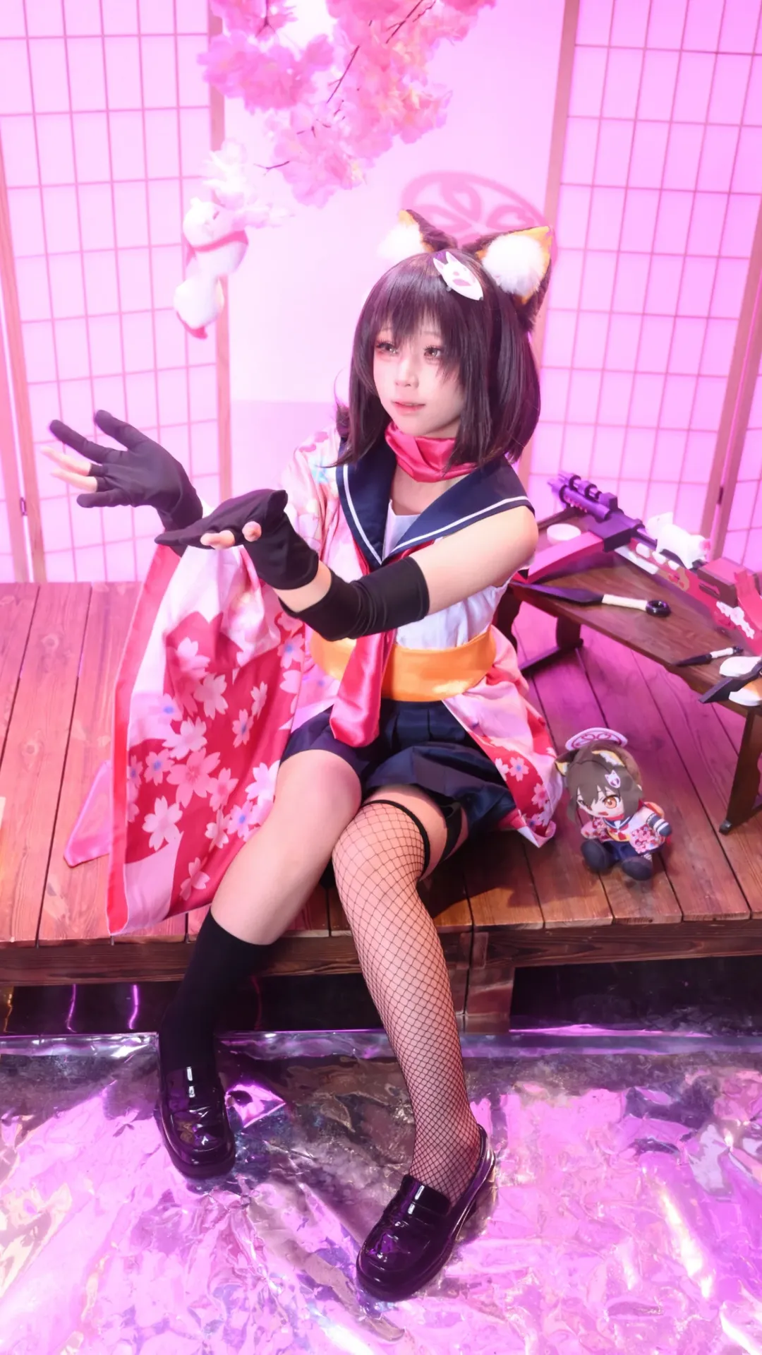 蔚蓝档案, 二次元cosplay, 和风cos, 角色扮演摄影, 久田泉奈cos - 第3张