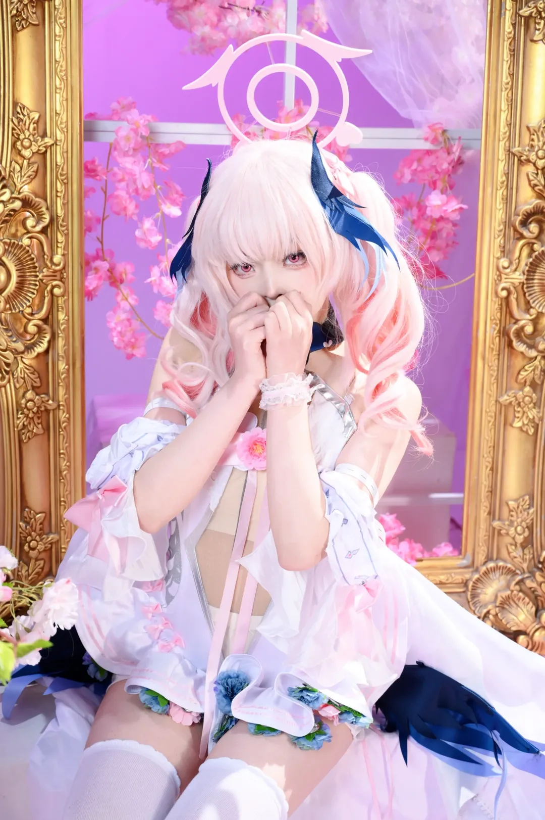 二次元摄影, 蔚蓝档案, 下江小春cos, 纯白誓约, 梦幻cosplay - 第2张