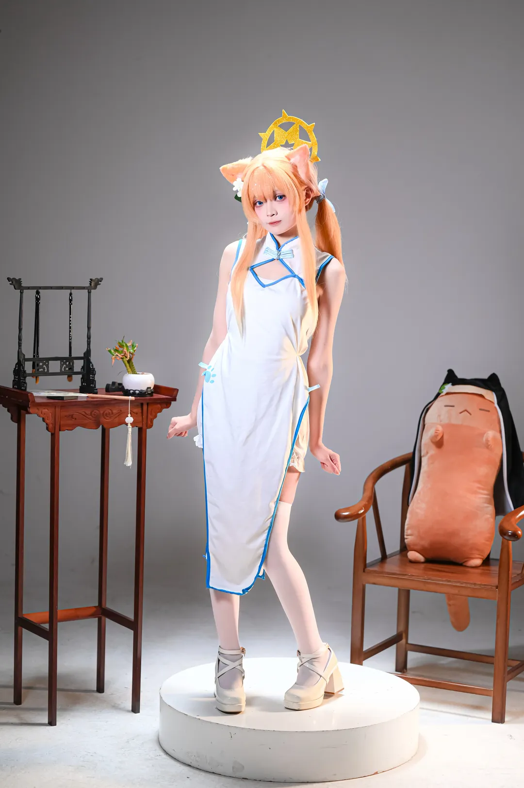 2D, cosplay, Blue Archive, Qipao cosplay, Iochi Mari cosplay