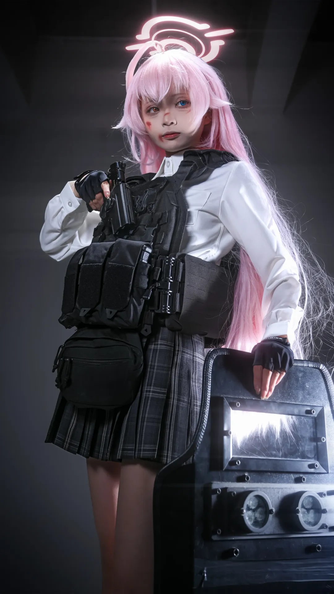 蔚蓝档案, 二次元cosplay, 小鸟游星野cos, 战损妆, 战术cos - 第1张