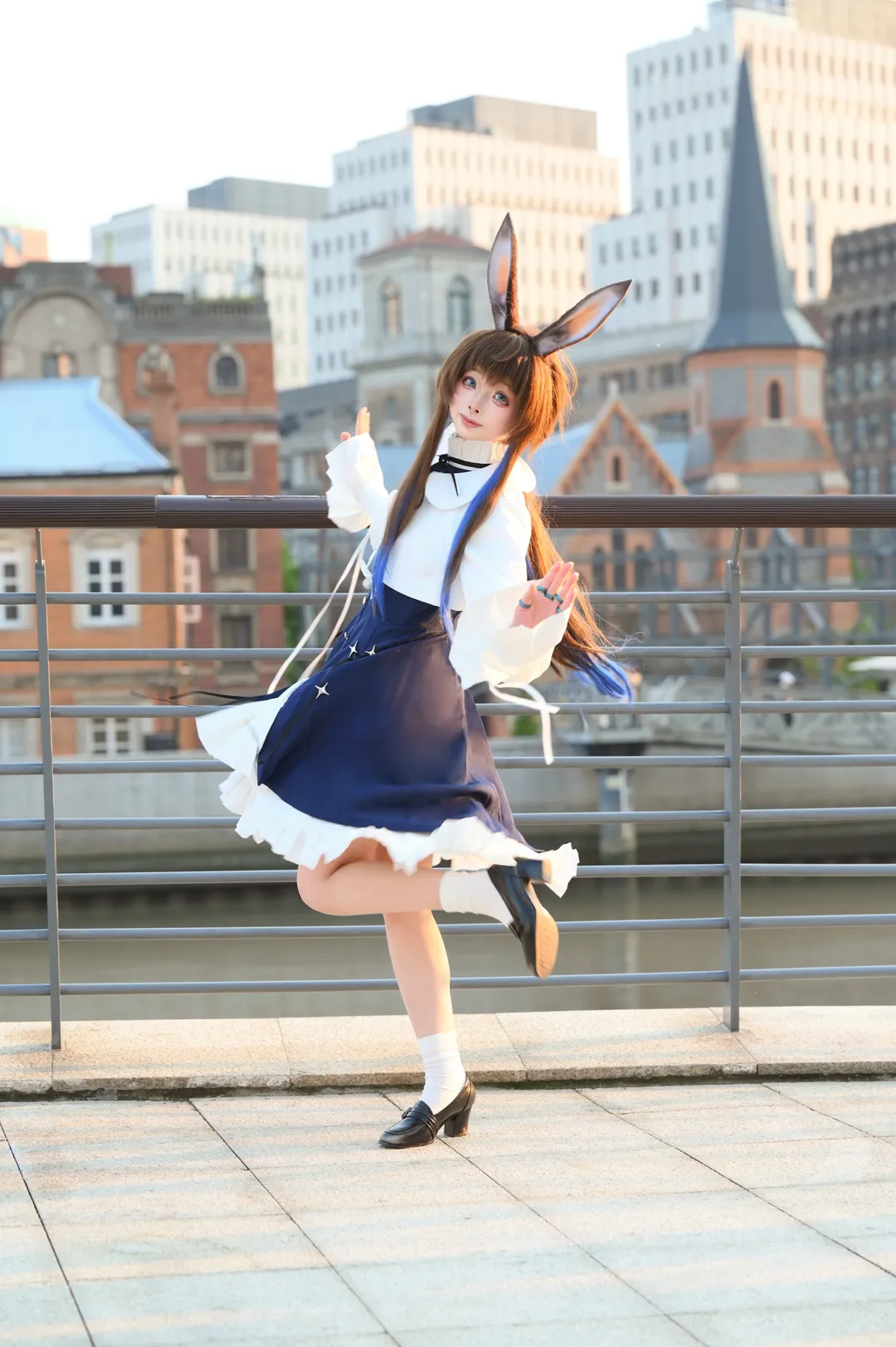 明日方舟, 户外拍摄, 阿米娅cos, cosplay分享, 兔耳少女