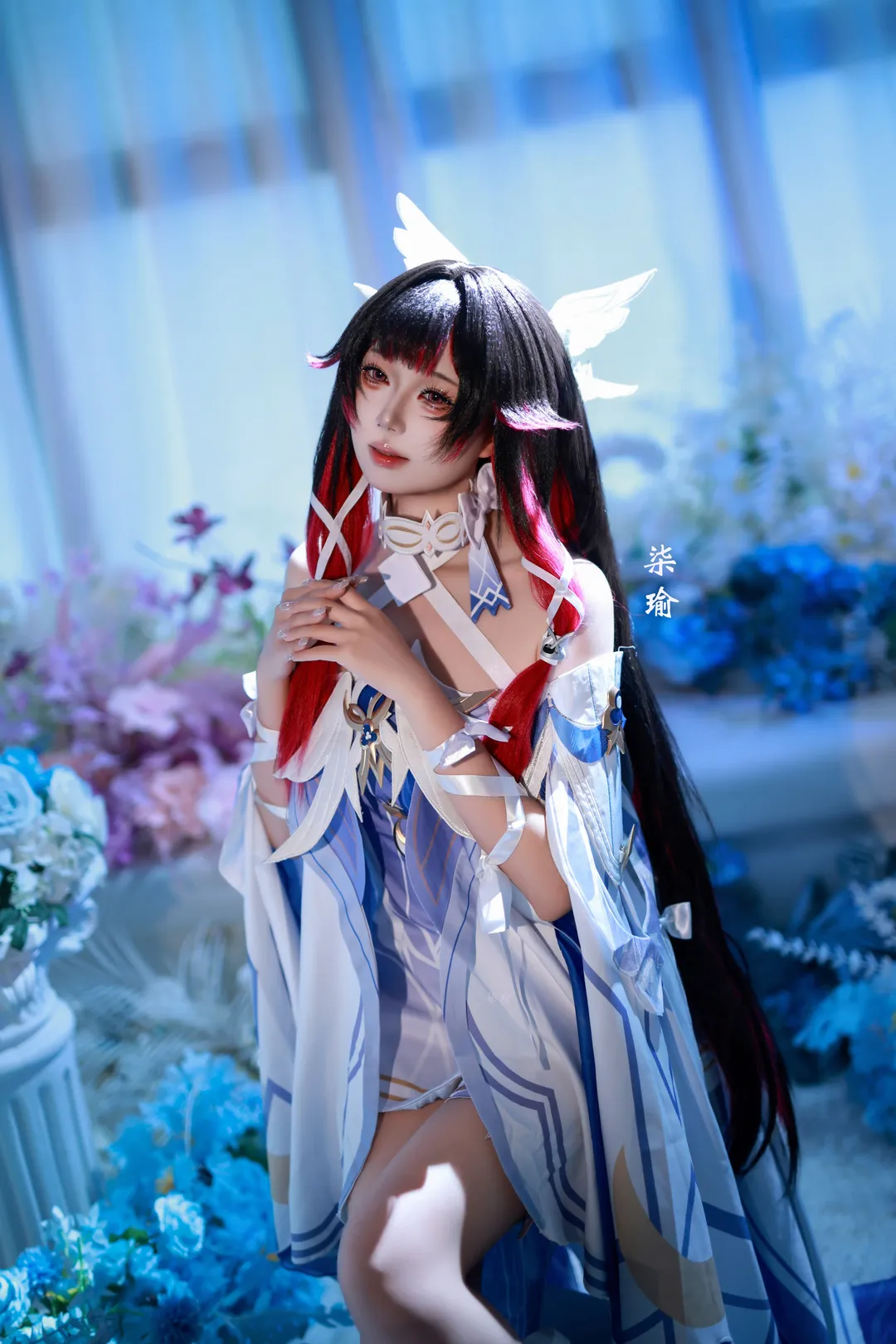Genshin Impact, Song of the Empty Moon, Columbina Cosplay, Cosplay photoshoot, Genshin Impact Damselette - Image 6