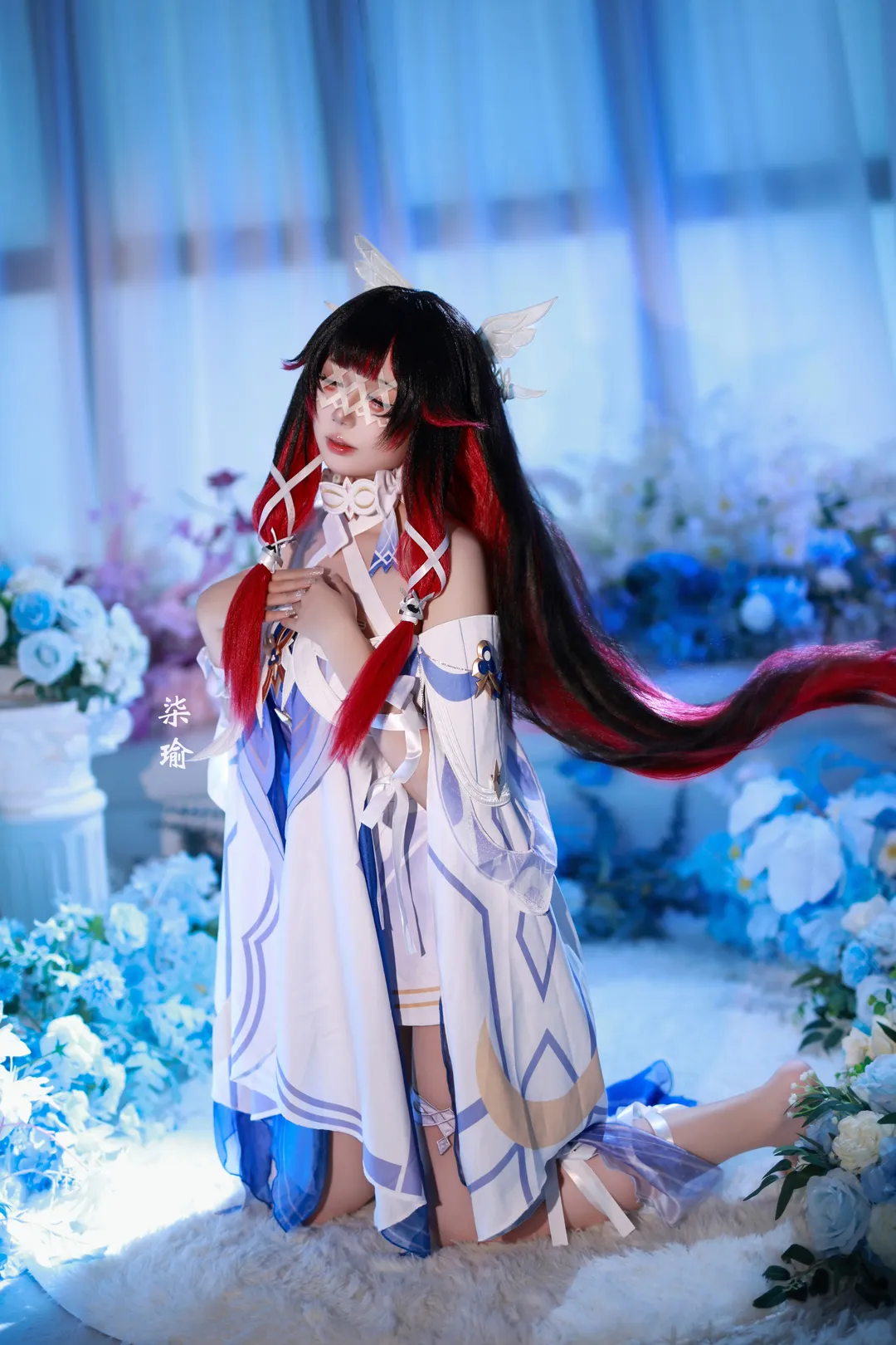 Genshin Impact, Song of the Empty Moon, Columbina Cosplay, Cosplay photoshoot, Genshin Impact Damselette - Image 8