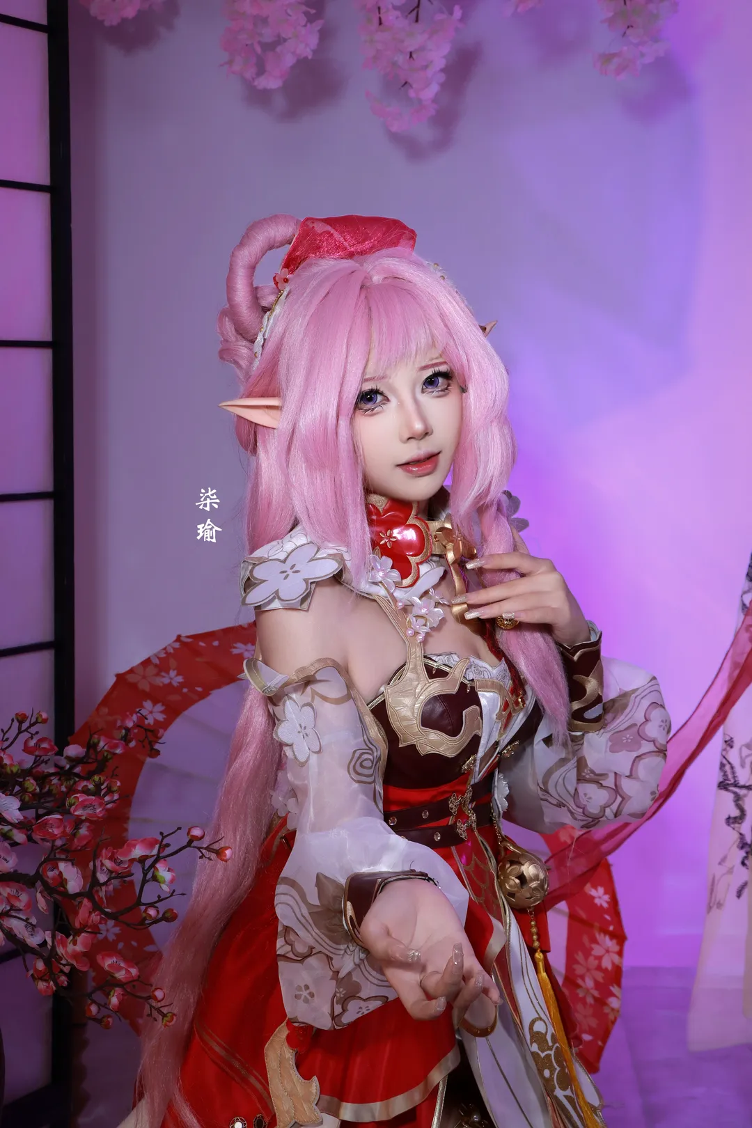 爱莉希雅cos, 崩坏3, cosplay, 二次元摄影, 春好桃夭cos - 第1张