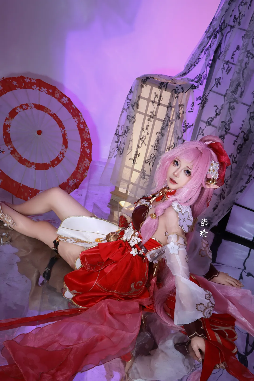 爱莉希雅cos, 崩坏3, cosplay, 二次元摄影, 春好桃夭cos - 第5张