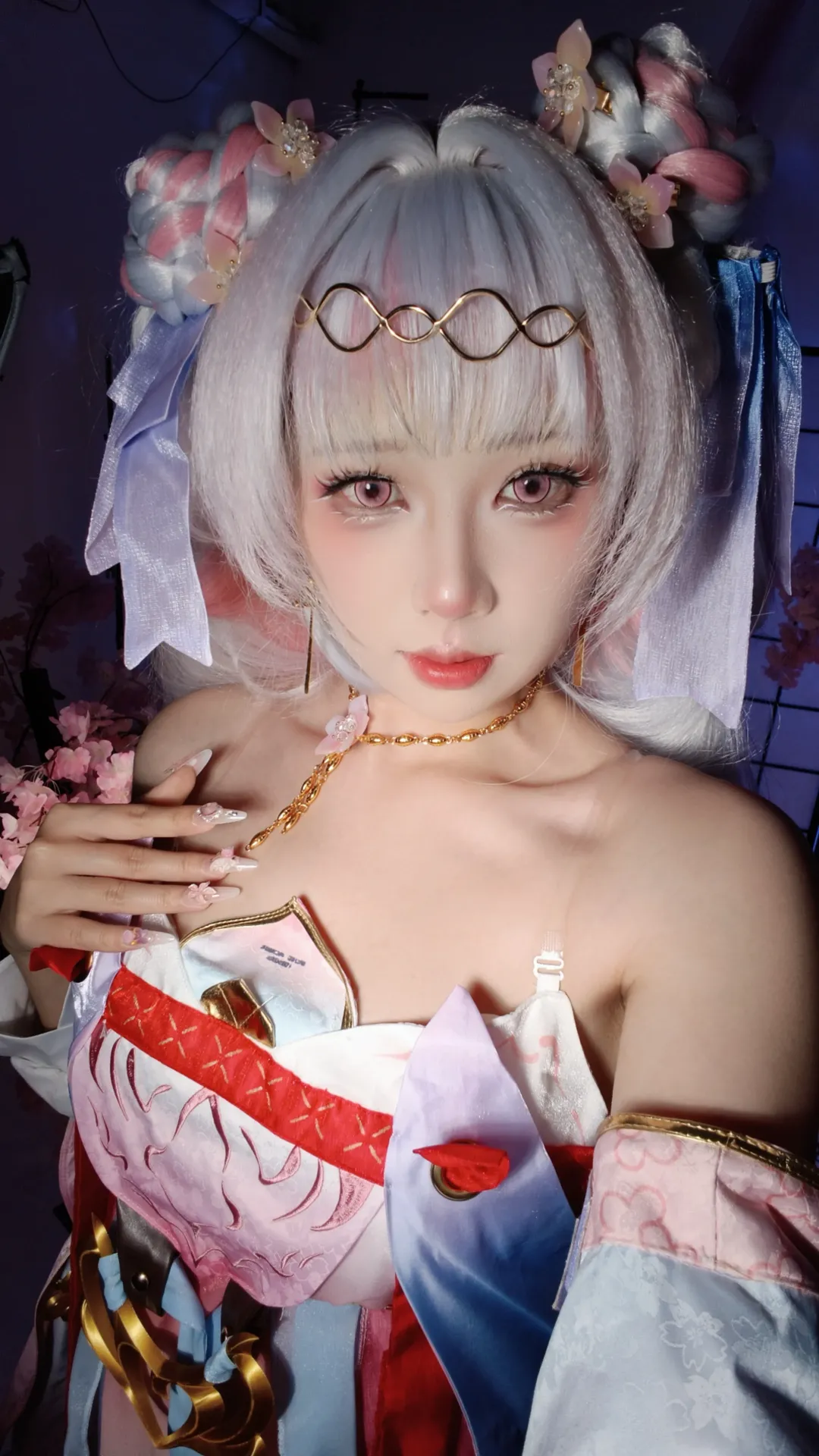 鸣潮, cosplay, 今汐cos, 桃夭灼灼, 今汐皮肤 - 第1张
