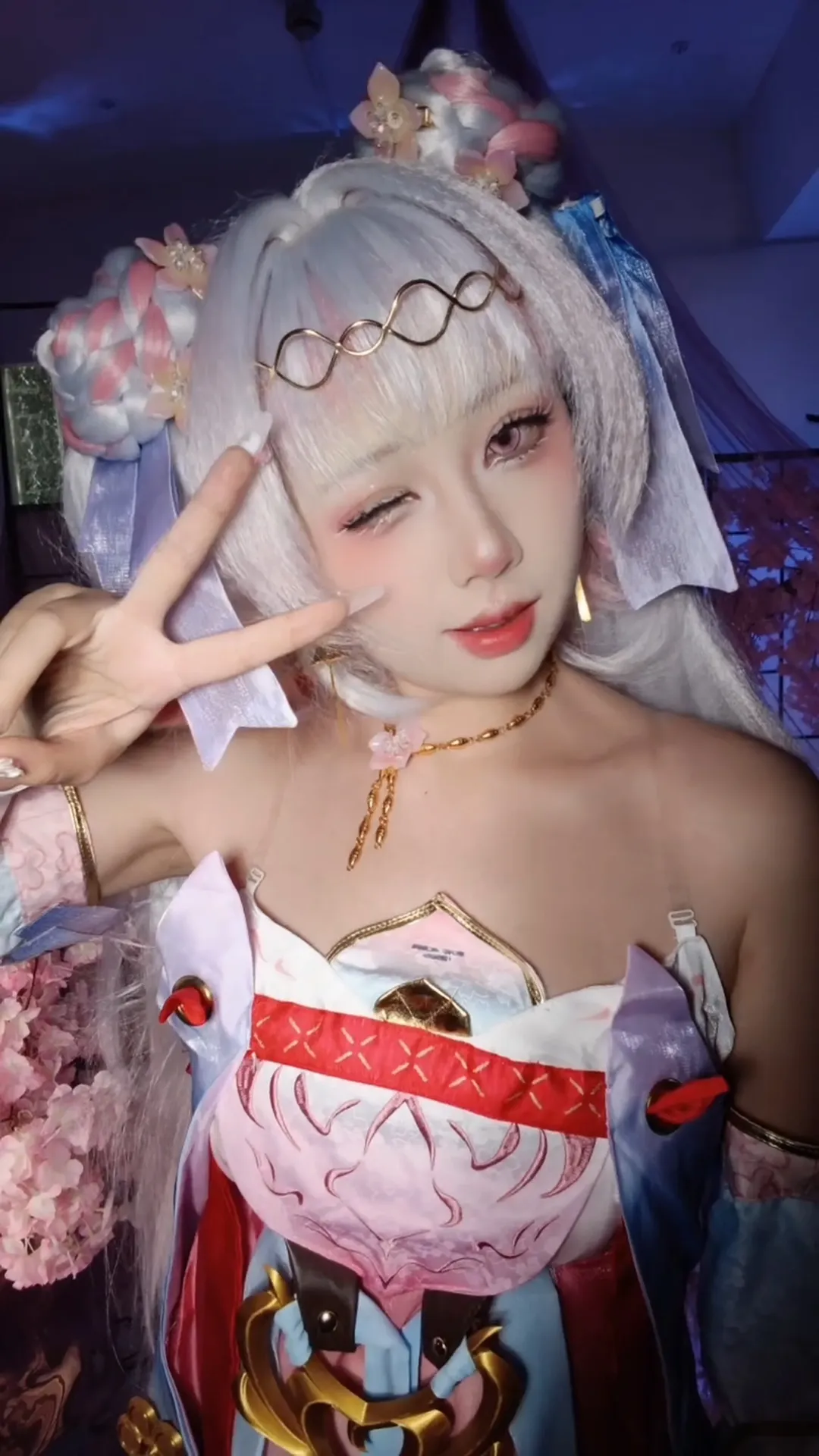 鸣潮, cosplay, 今汐cos, 桃夭灼灼, 今汐皮肤 - 第4张