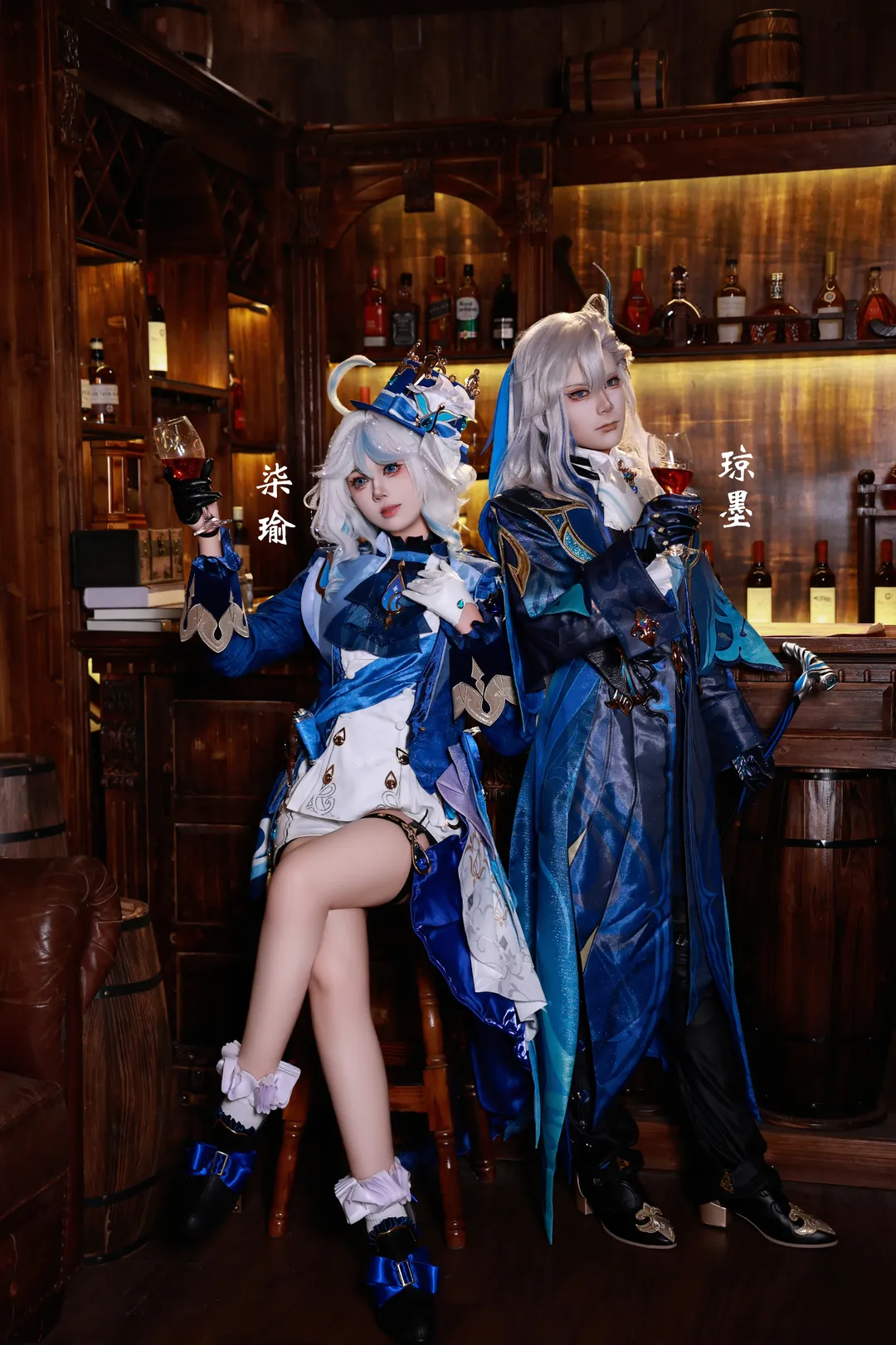 原神, 双人cos, 芙宁娜cos, cosplay正片, 枫丹cos