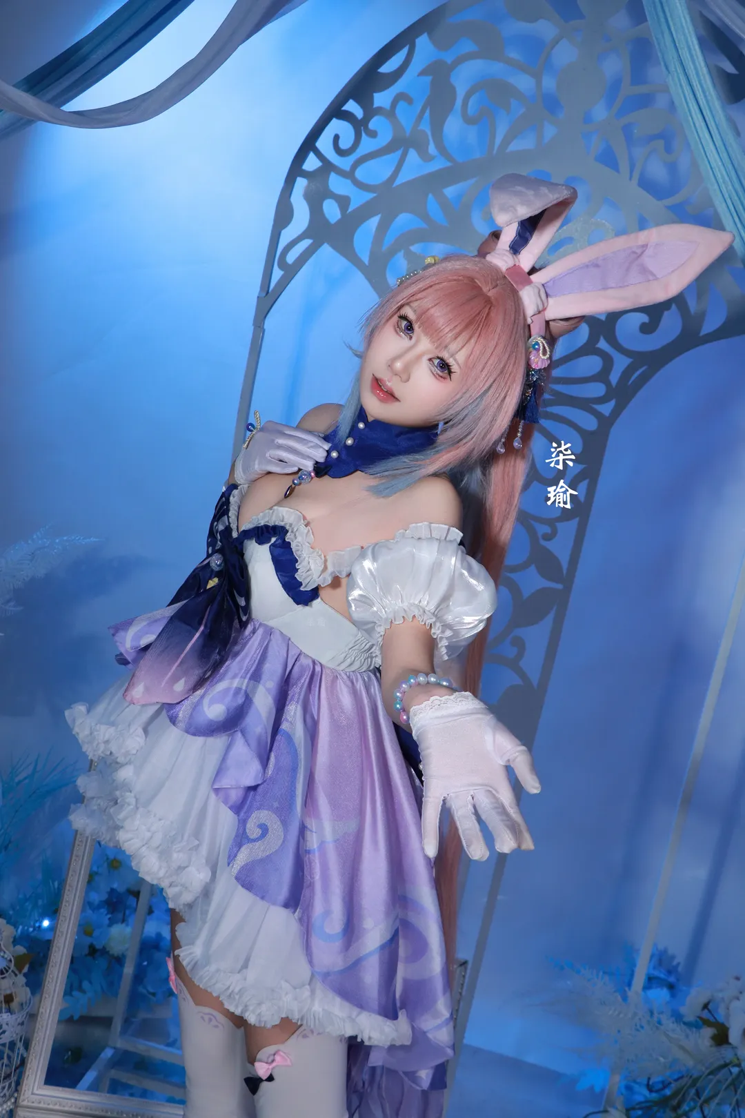 原神, 珊瑚宮心海 コスプレ, 二次元写真, 心海バニーコスプレ, 同人コスプレ