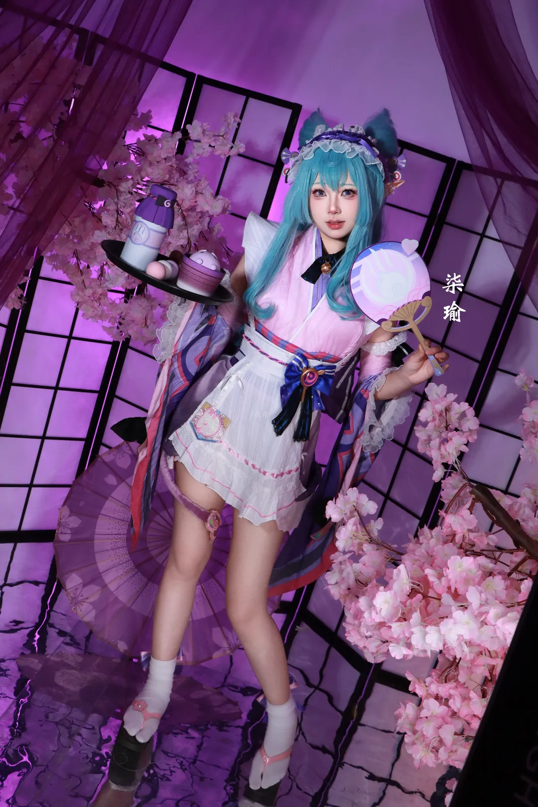 原神, 和风摄影, 原神cosplay, 梦见月瑞希cos, 梦幻少女