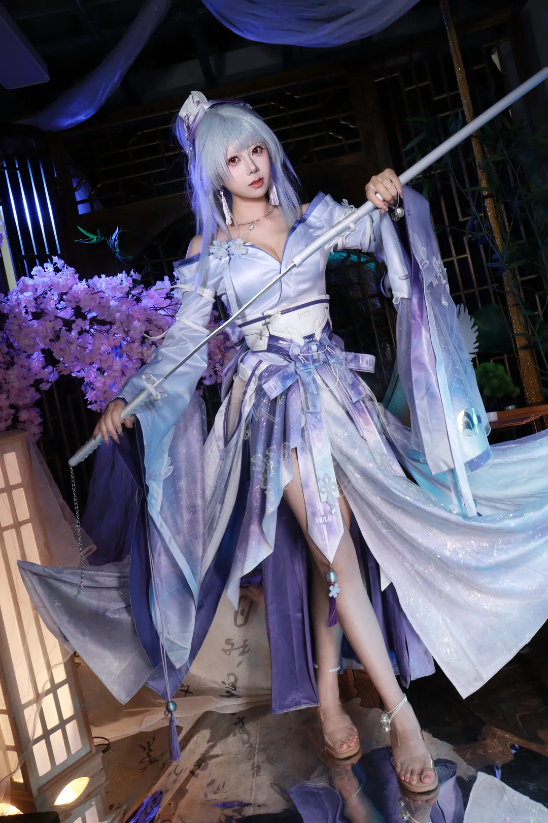 鸣潮, 绯雪cos, 仙侠风, cosplay摄影, 二次元装扮