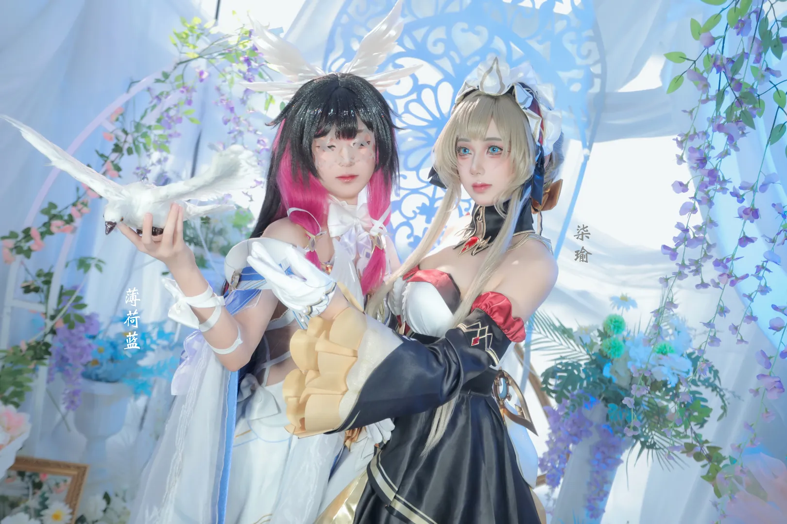 桑多涅cos, 原神, 哥伦比娅cos, cosplay摄影, 双人cosplay - 第1张