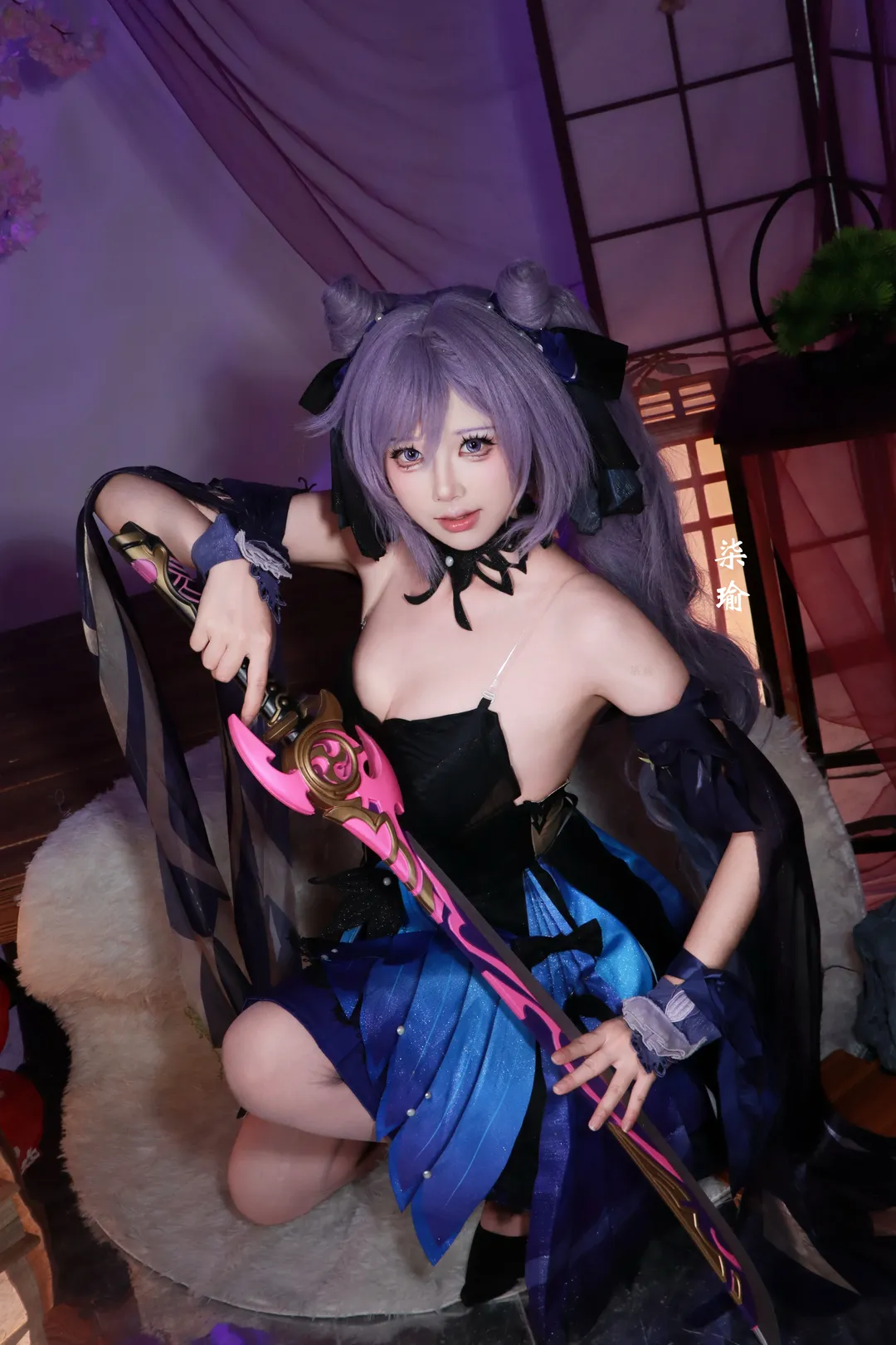 原神, 刻晴cos, cosplay摄影, 刻晴霓裾翩跹, 原神刻晴