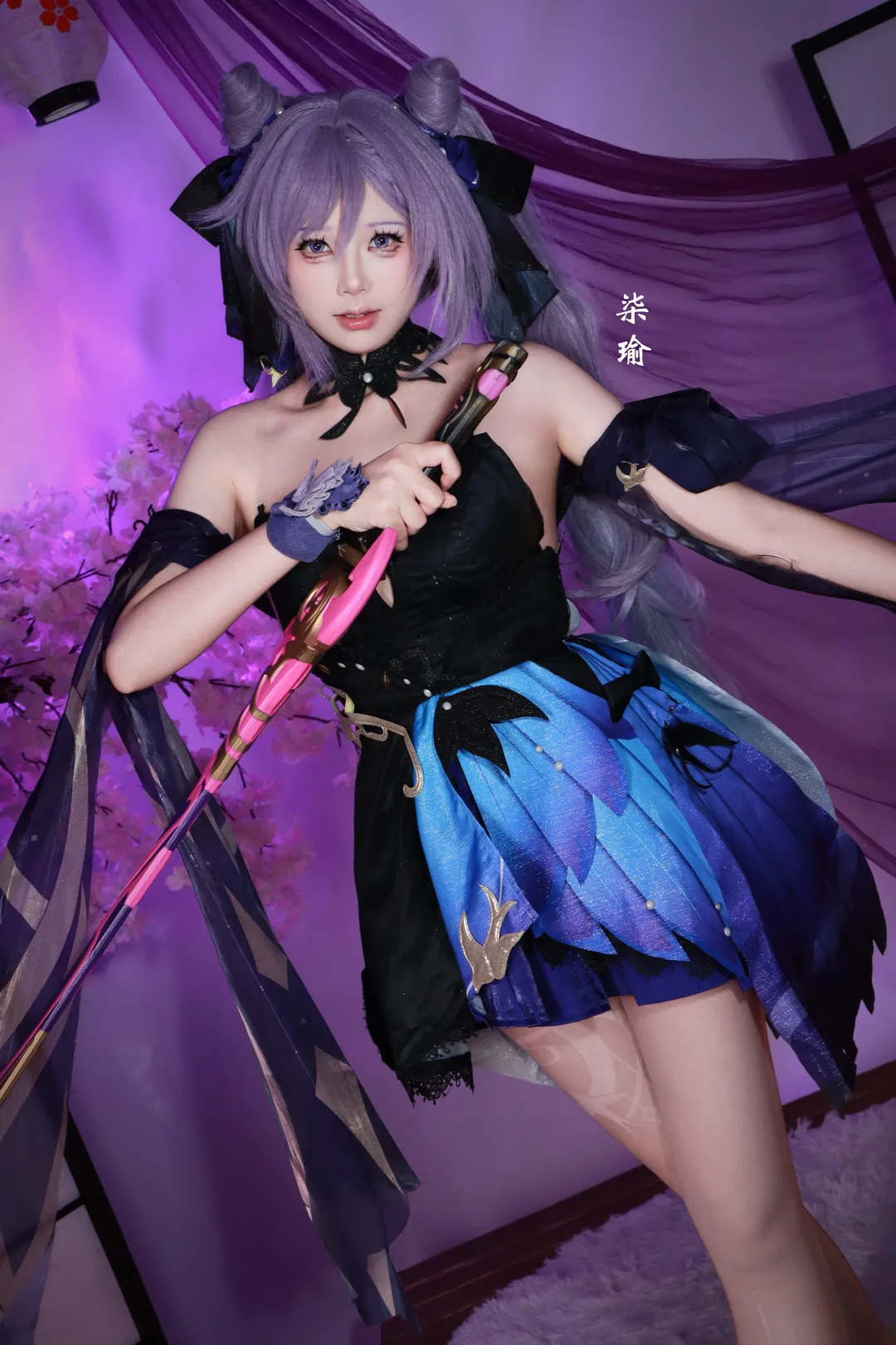 原神, 刻晴cos, cosplay摄影, 刻晴霓裾翩跹, 原神刻晴 - 第2张