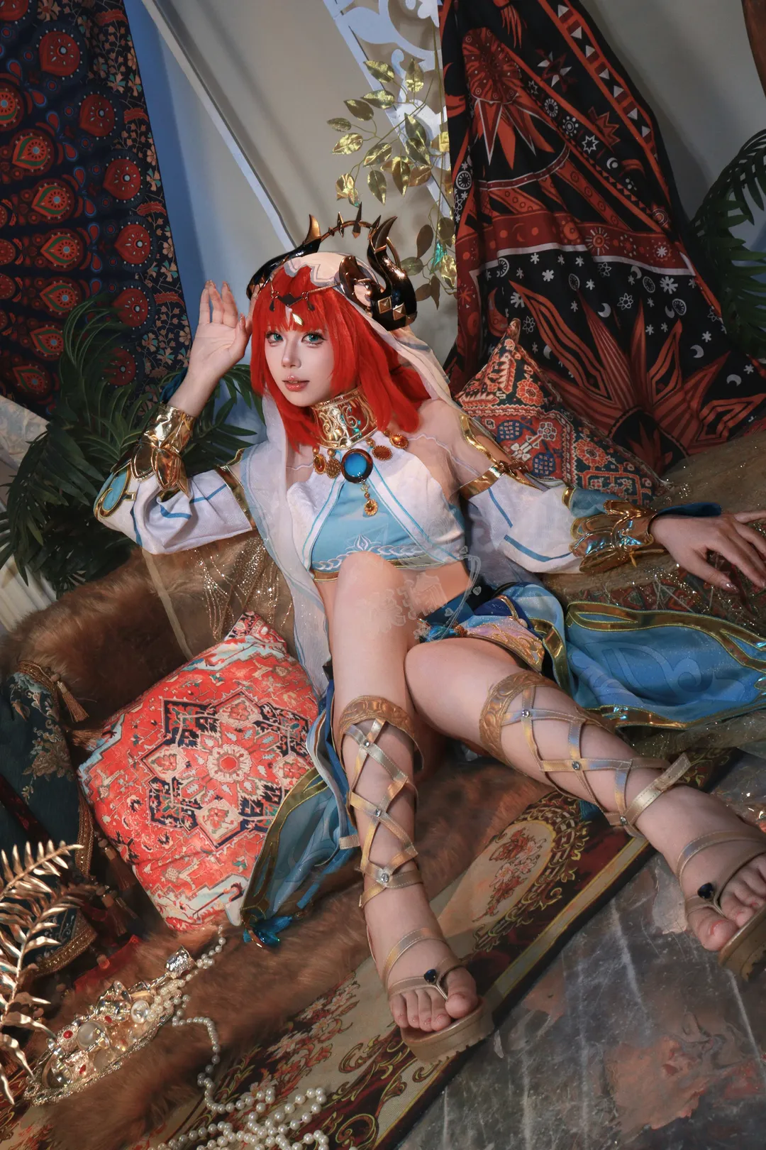 原神, 妮露cos, 原神cosplay, 原神妮露cos, 异域舞娘cosplay