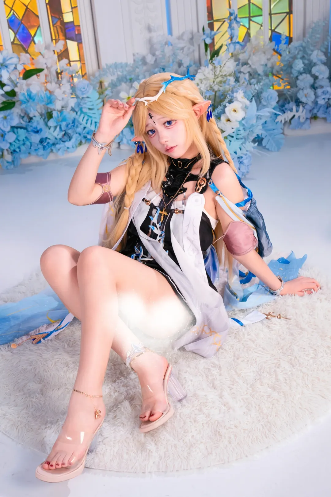 角色扮演, 鸣潮, 卡提希娅cos, cosplay摄影, 精灵耳妆造 - 第3张