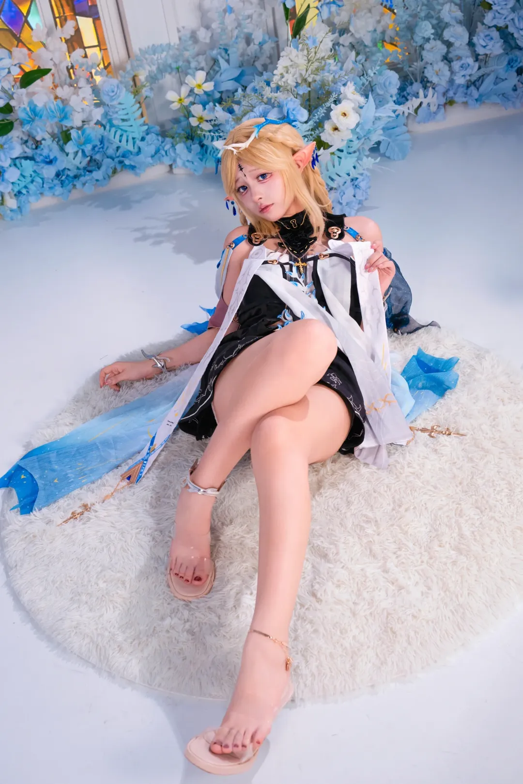 角色扮演, 鸣潮, 卡提希娅cos, cosplay摄影, 精灵耳妆造 - 第6张