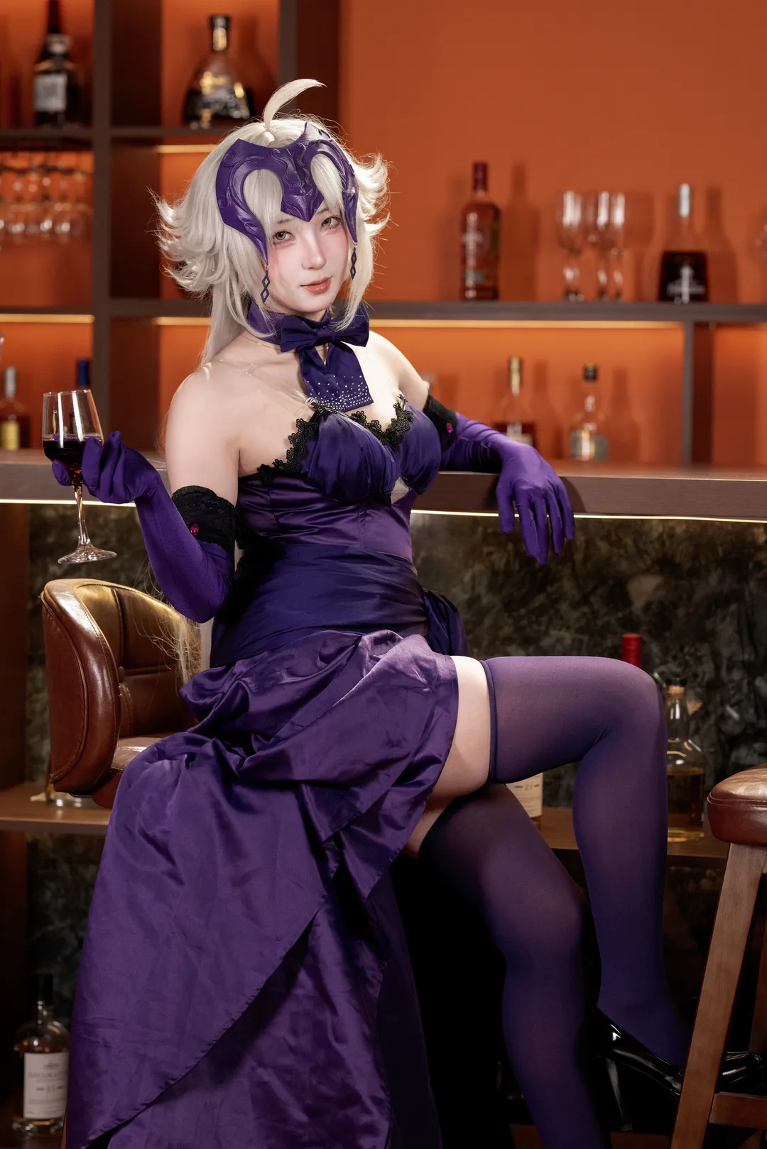 Fate/Grand Order, 酒吧写真, 黑贞cos, 贞德alter cos, 圣夜晚餐 - 第1张