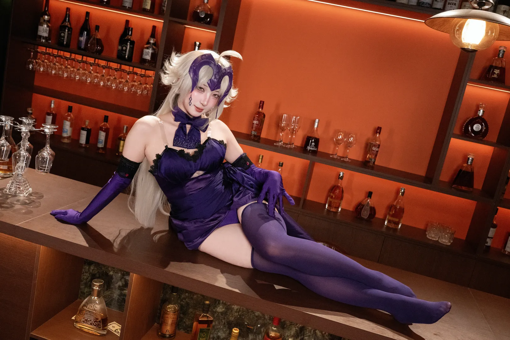 Cosplay, 二次元, Fate/Grand Order, 黑贞德cos, 醉贞