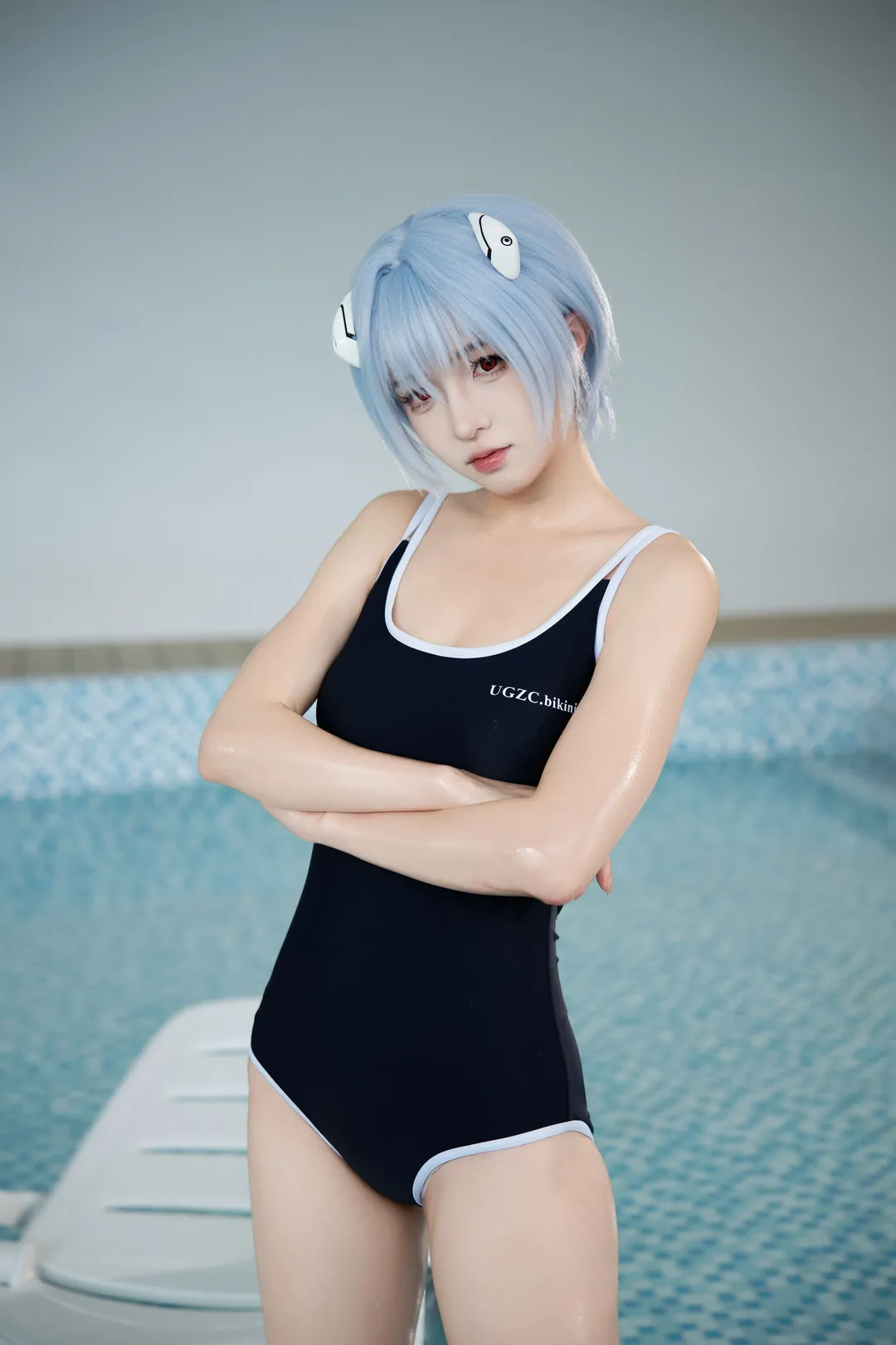 绫波丽cos, 新世纪福音战士, 死库水, cosplay摄影, 三无少女 - 第10张