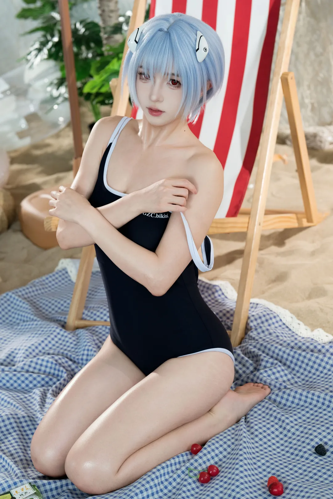 绫波丽cos, 新世纪福音战士, 死库水, cosplay摄影, 三无少女