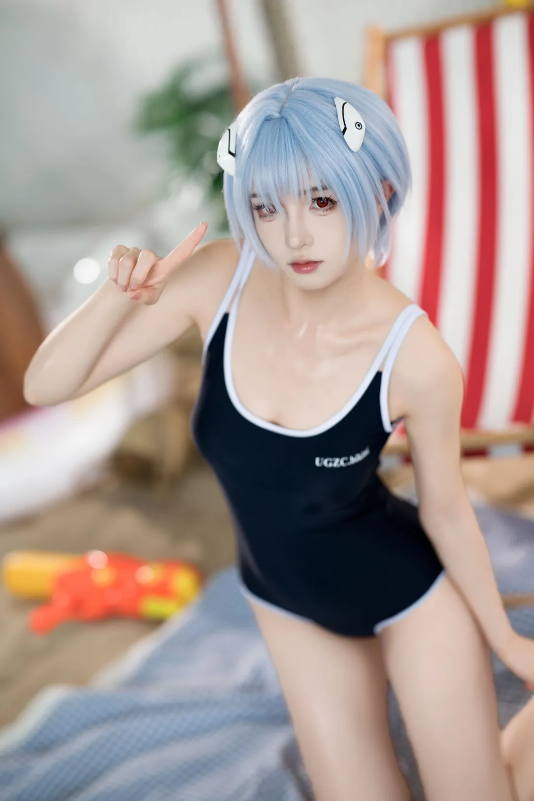 绫波丽cos, 新世纪福音战士, 死库水, cosplay摄影, 三无少女 - 第5张