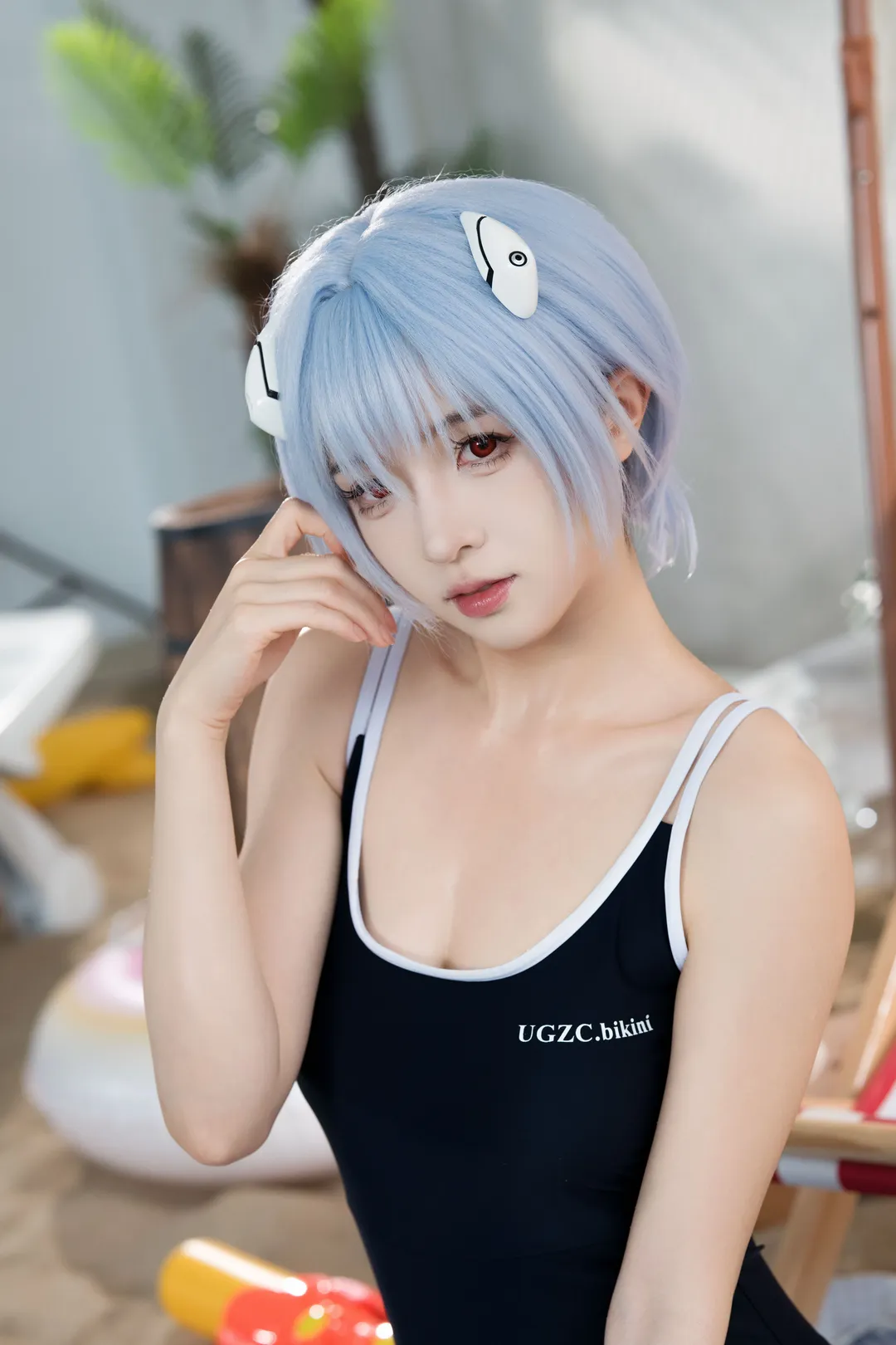 绫波丽cos, 新世纪福音战士, 死库水, cosplay摄影, 三无少女 - 第7张