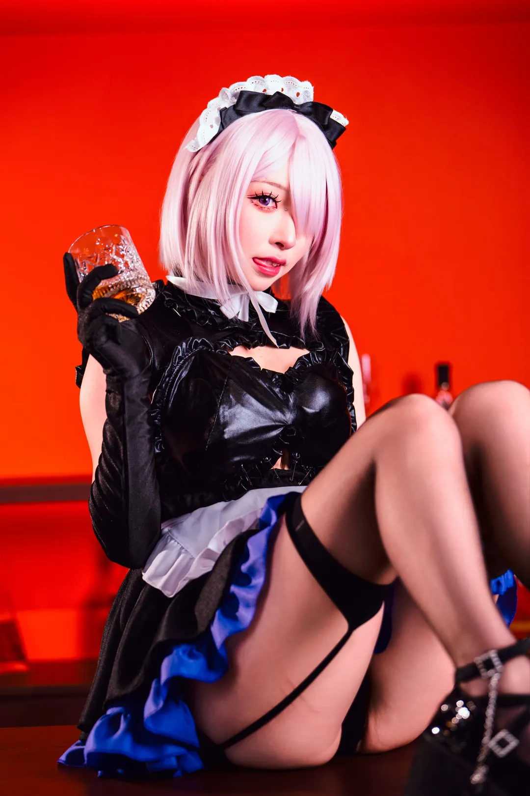 二次元, Fate/Grand Order, 酒吧写真, 女仆cos, 玛修·基列莱特cos - 第2张