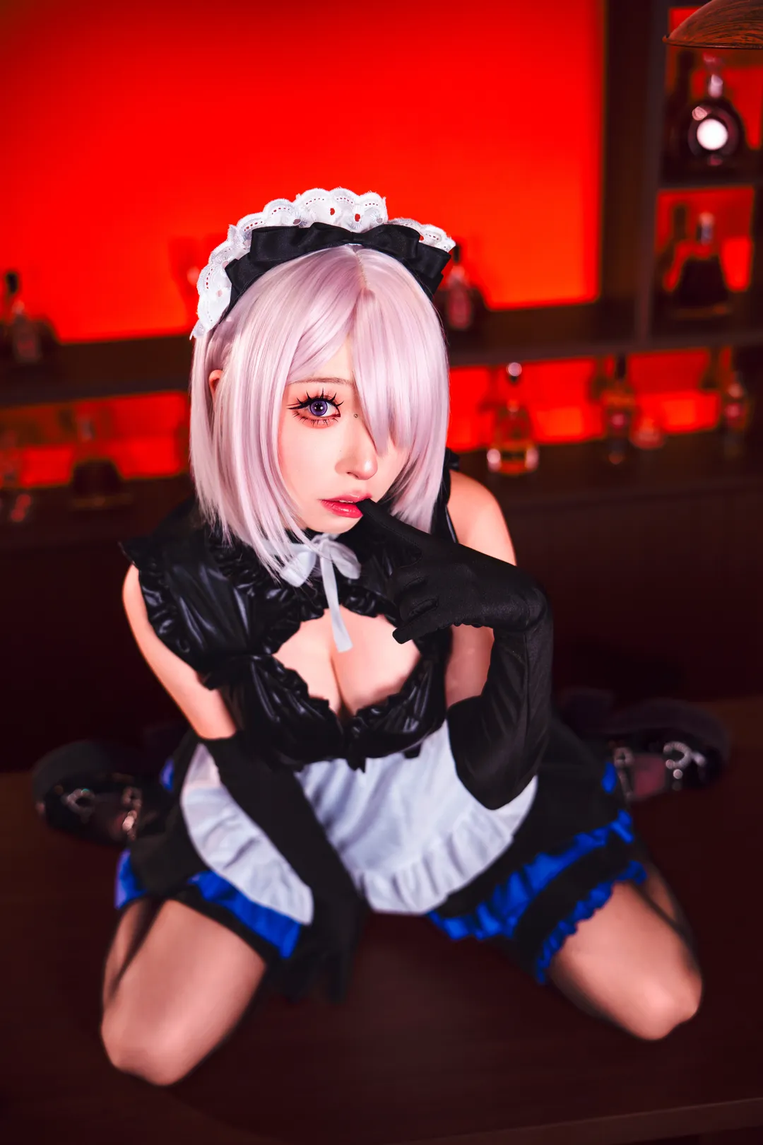 二次元, Fate/Grand Order, 酒吧写真, 女仆cos, 玛修·基列莱特cos