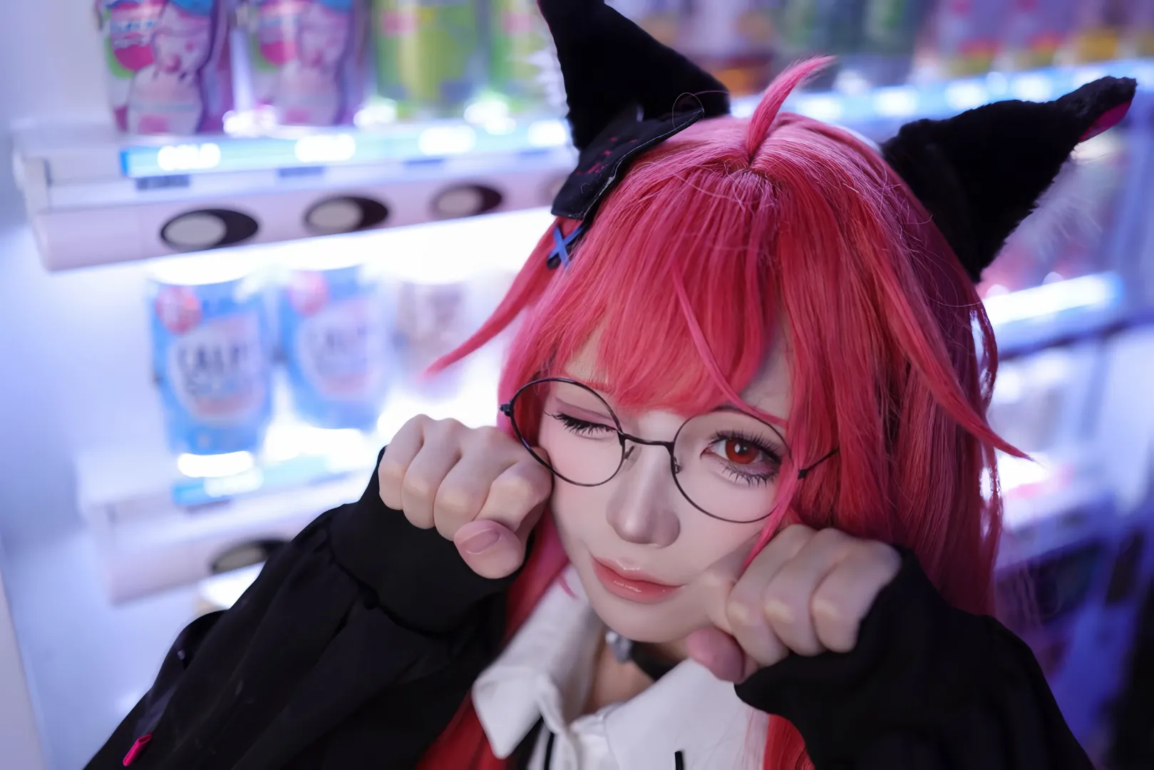 异环, cosplay写真, 二次元日常, 赛博朋克风格, 娜娜莉cos