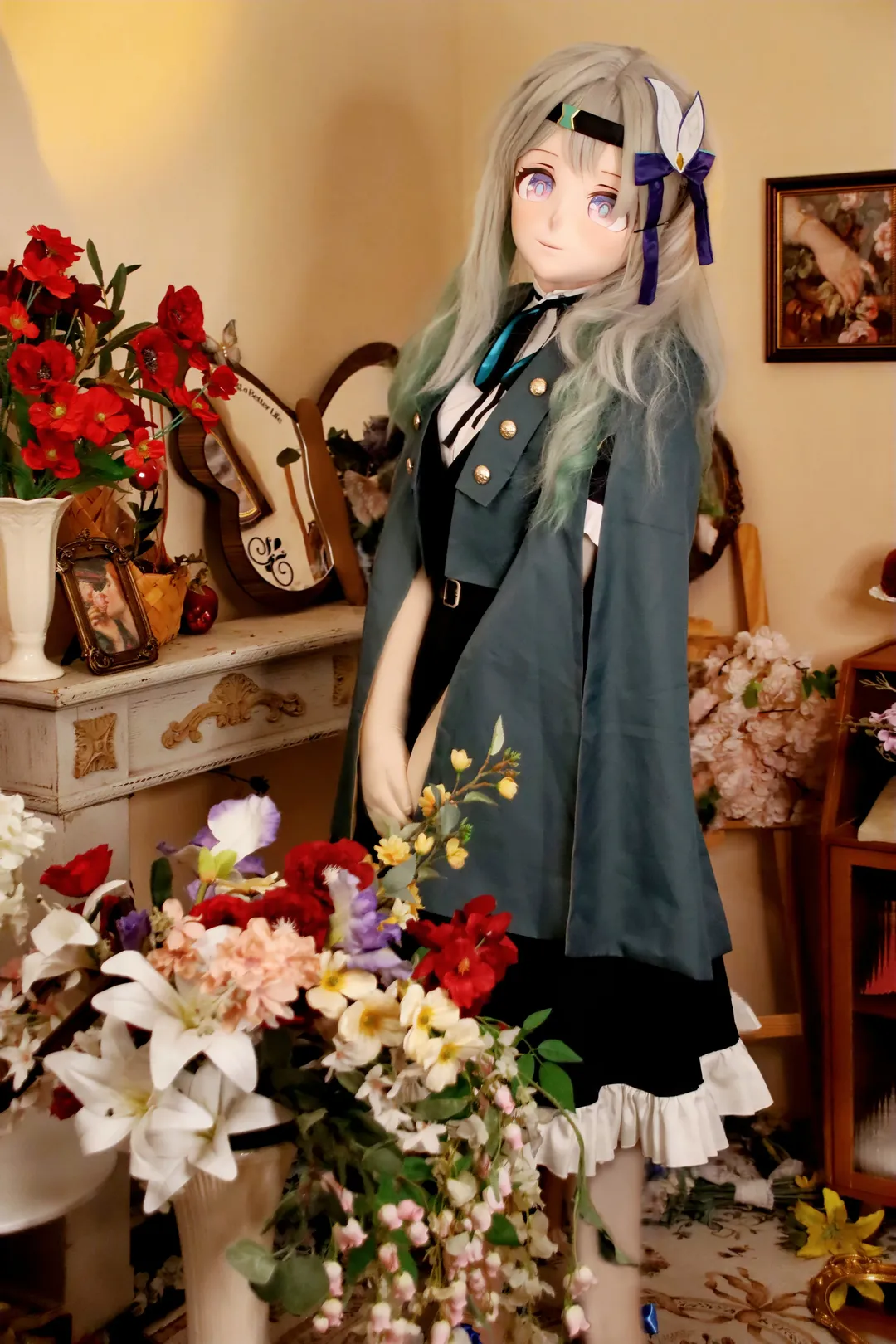 崩坏星穹铁道, 流萤cos, cosplay正片, 二次元人偶, 匹诺康尼风格 - 第3张