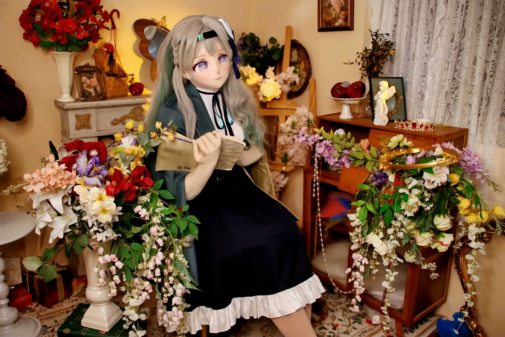 崩坏星穹铁道, 流萤cos, cosplay正片, 二次元人偶, 匹诺康尼风格 - 第9张