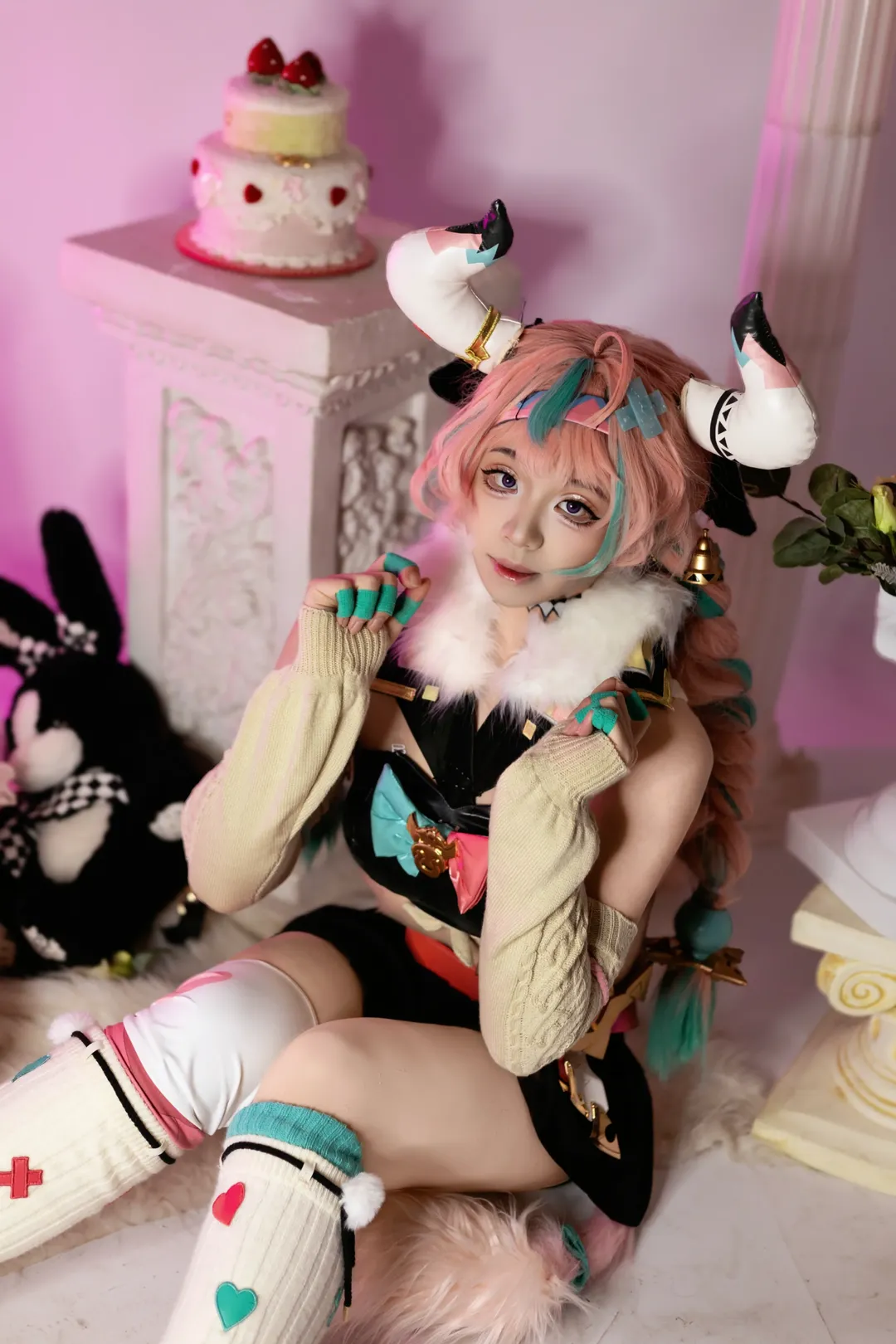 原神, 二次元cosplay, 纳塔, 瓦雷莎cos, 萌系穿搭 - 第4张