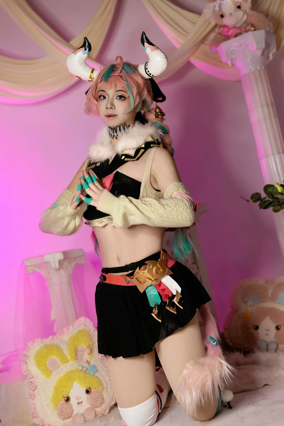 原神, 二次元cosplay, 纳塔, 瓦雷莎cos, 萌系穿搭 - 第9张