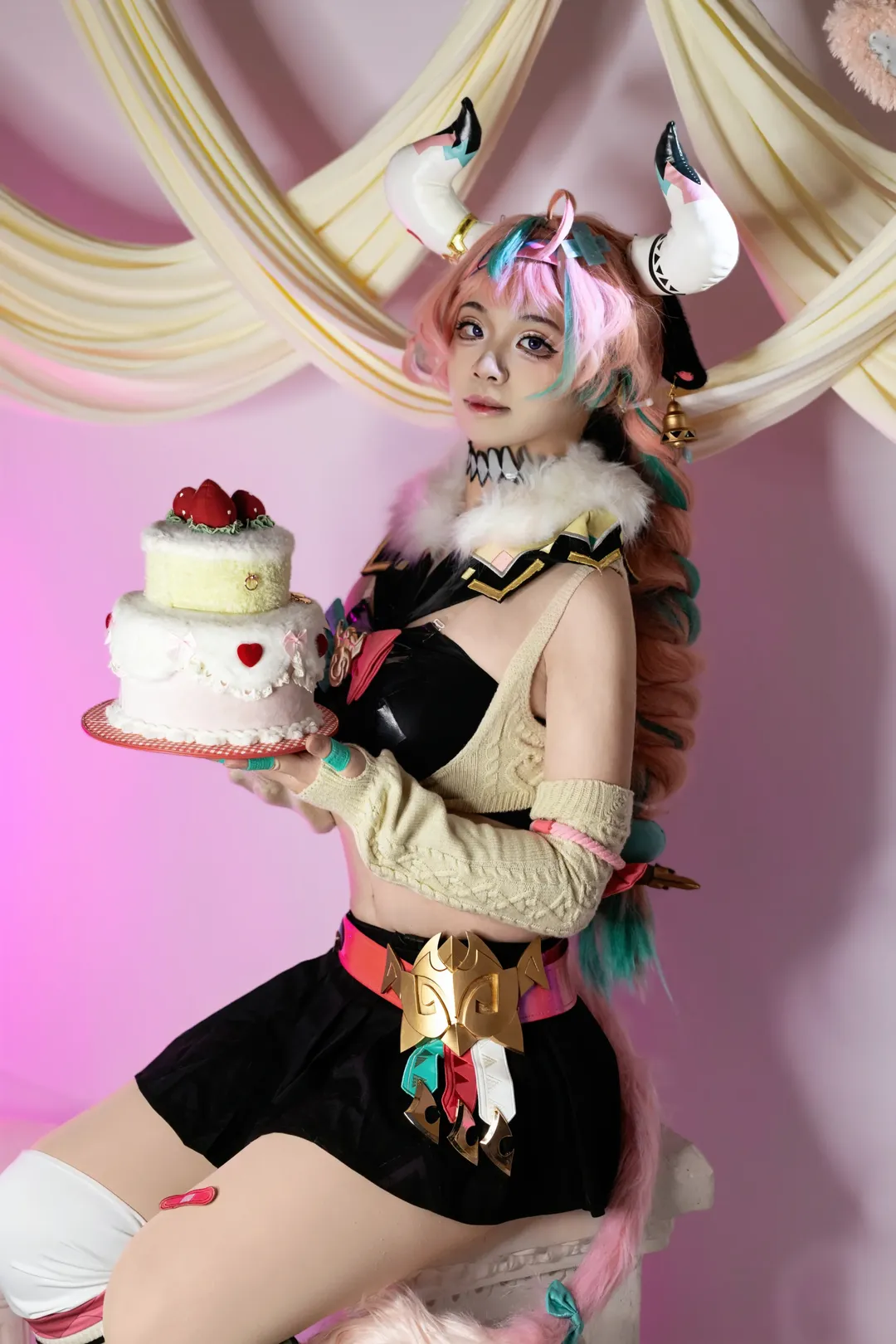 原神, 二次元cosplay, 纳塔, 瓦雷莎cos, 终北的夜行诗 - 第2张