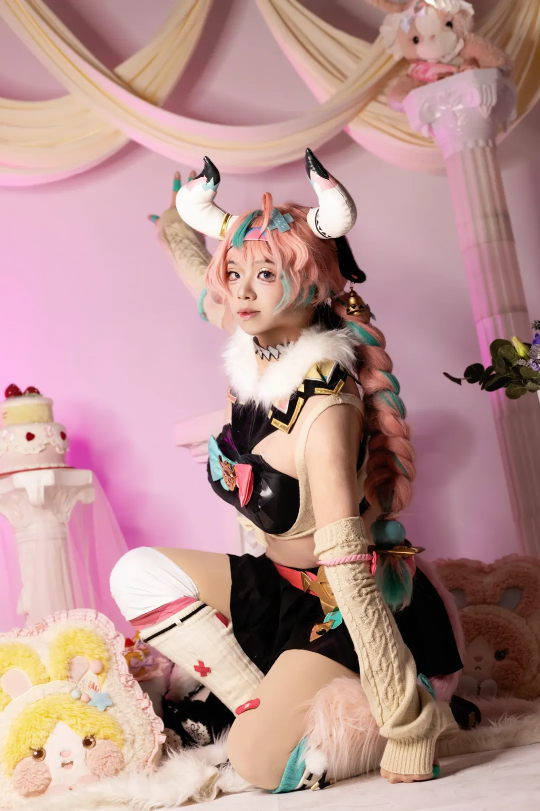 原神, 二次元cosplay, 纳塔, 瓦雷莎cos, 终北的夜行诗 - 第4张